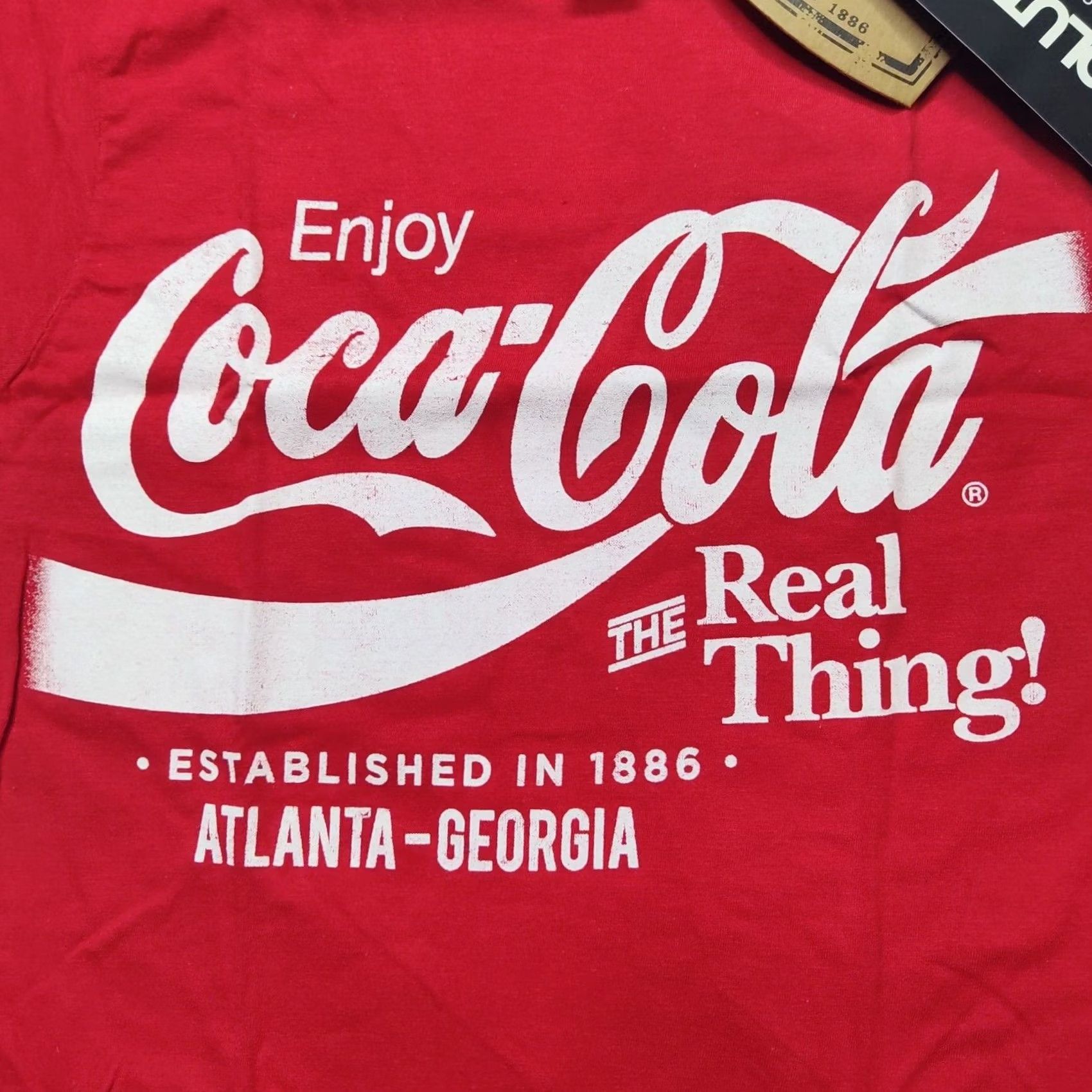 Vintage VINTAGE COCA-COLA ABSOLUTE CULT T-Shirt WOMEN Red S/Small Cotton Logo Short Sleeve Crew Neck 100% Cotton Size S / US 4 / IT 40 - 3 Thumbnail