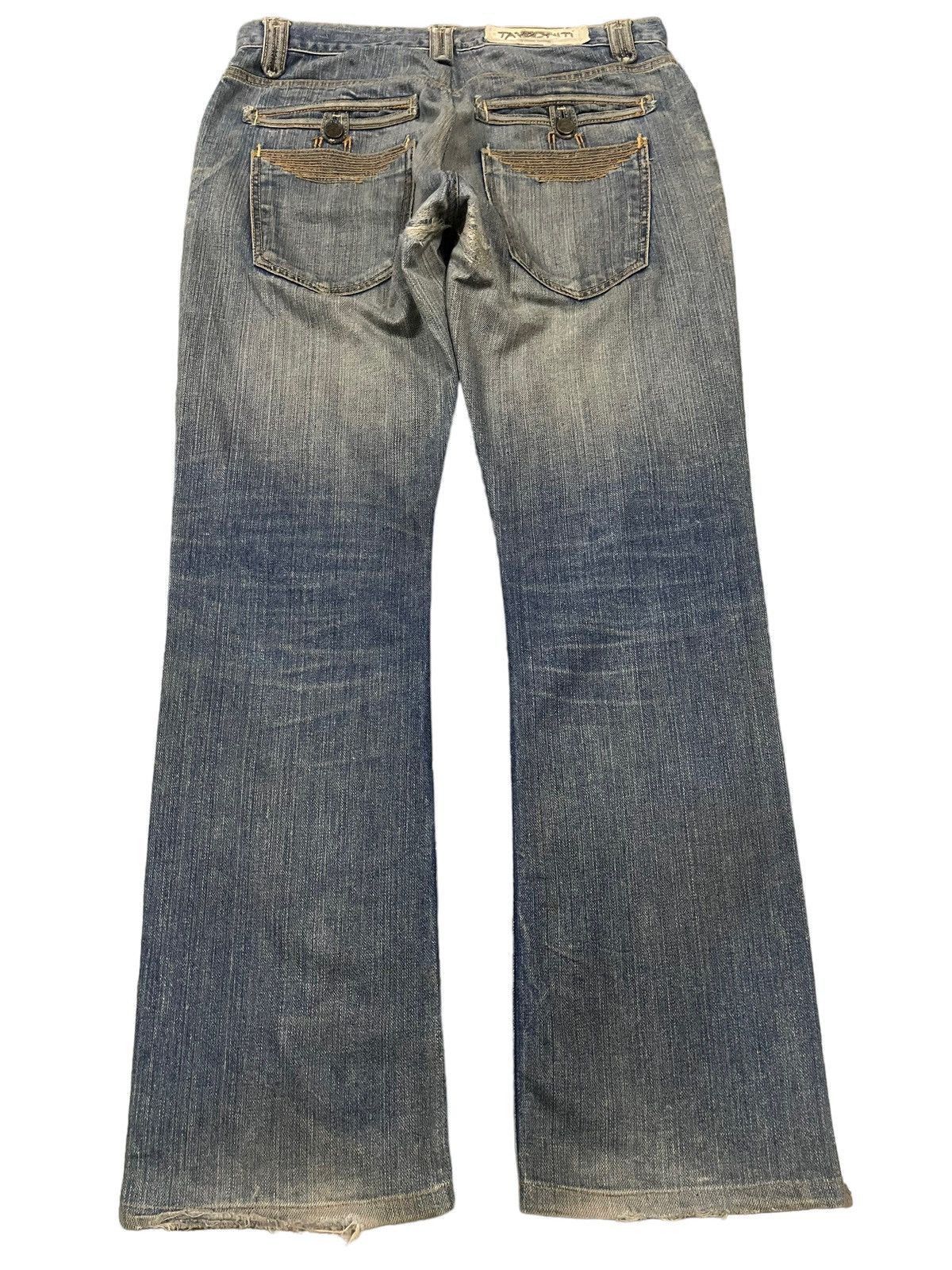 Jimmy Taverniti Vintage Italian Designer Taverniti Blue Wash Loose Jeans Size US 33 - 2 Thumbnail