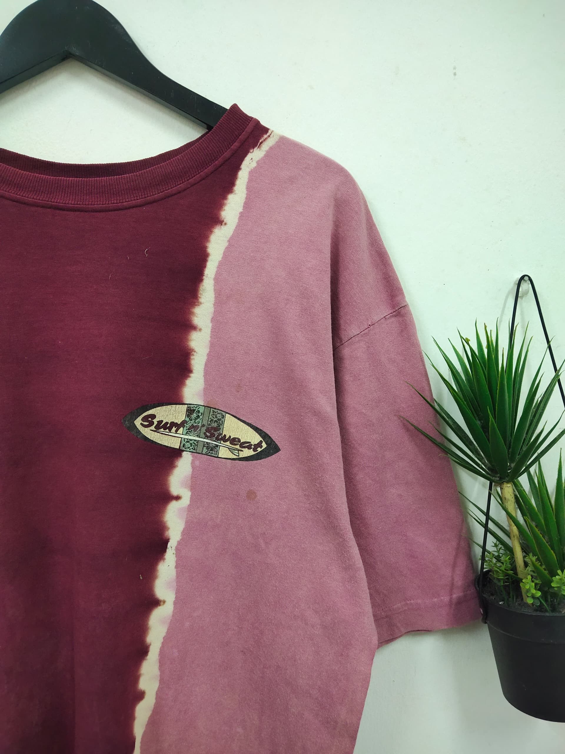 Sun Surf Vintage 1995 Surf & Sweat photoprint tie dye t shirt Size US L / EU 52-54 / 3 - 10 Thumbnail