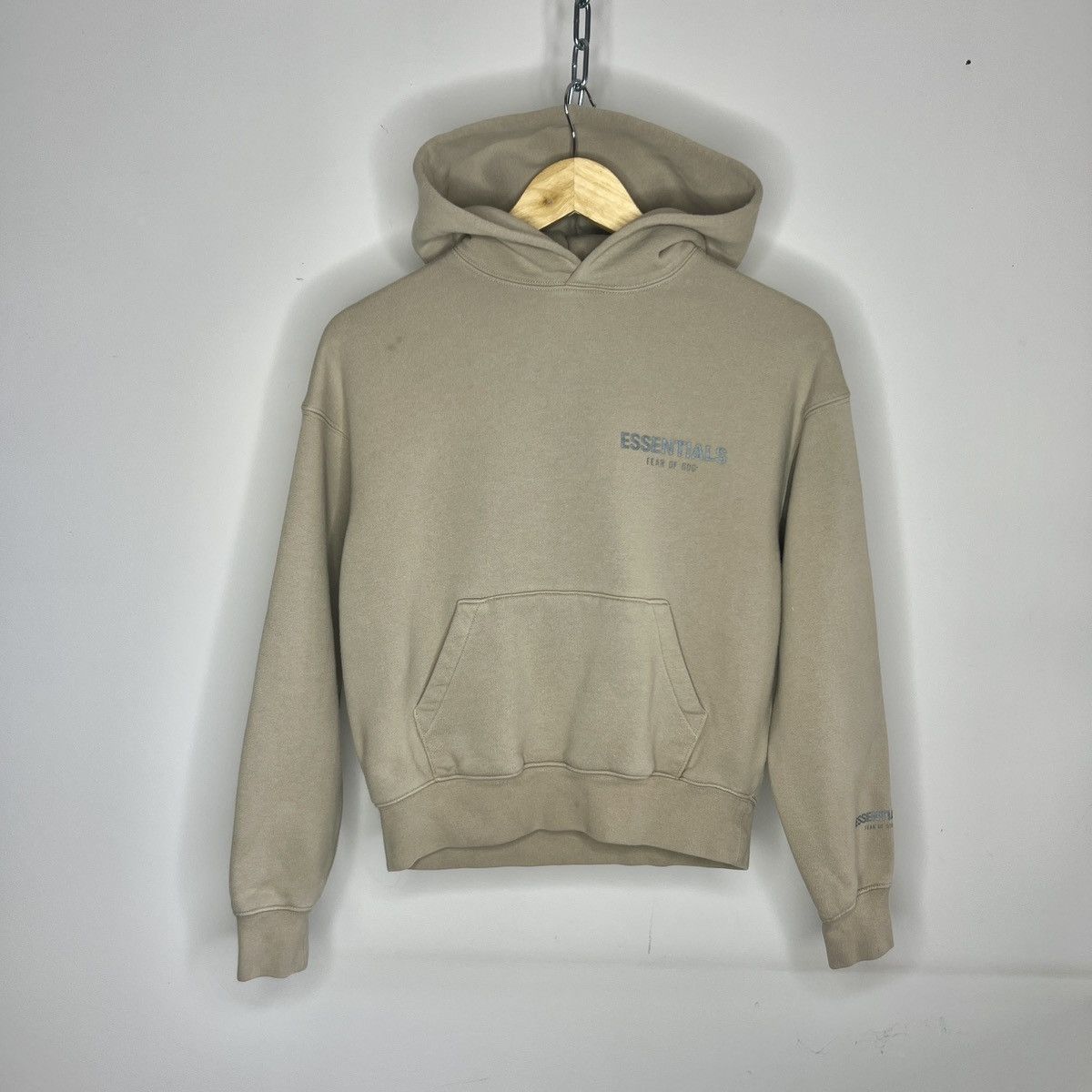 Essentials Essentials Fear Of God FOG Hoodie Sweatshirt Beige Size M / US 6-8 / IT 42-44 - 1 Thumbnail