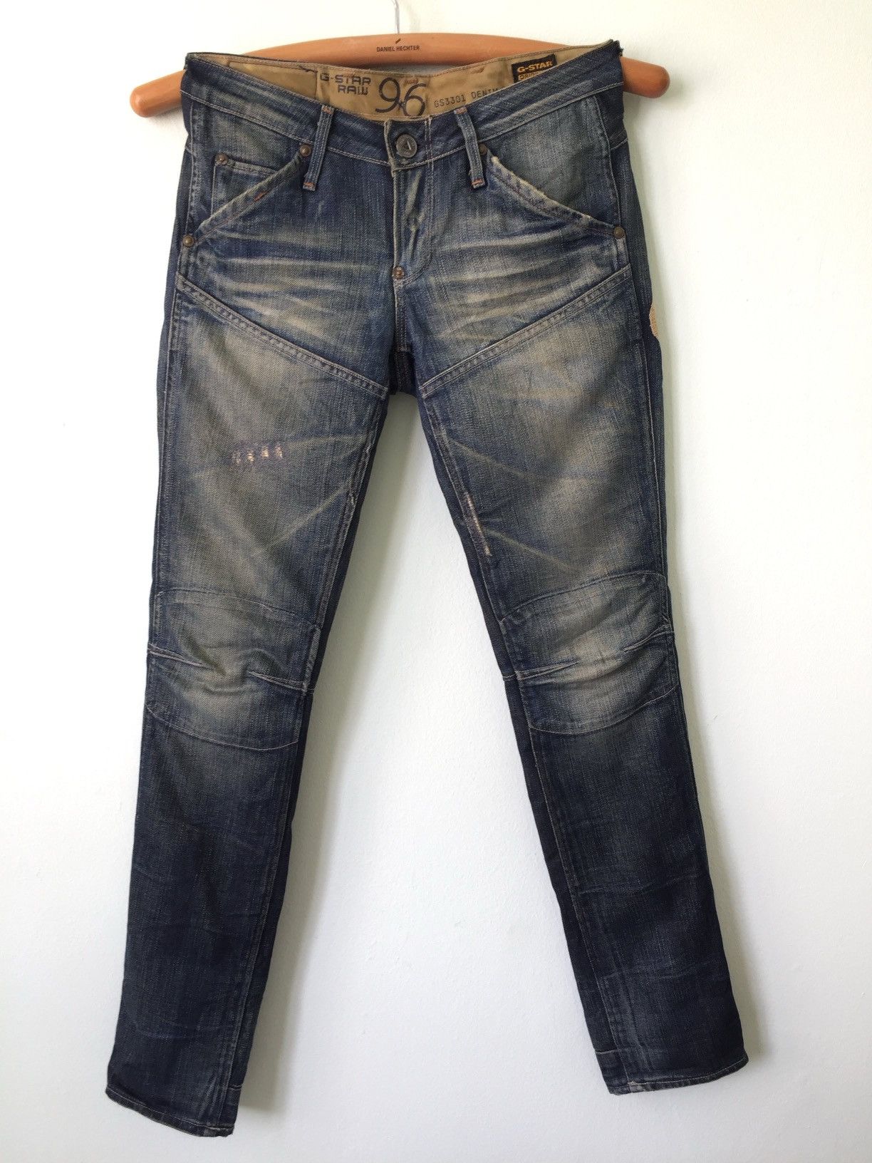 G-Star G Star Raw ELWOOD HERITAGE EMBRO NARROW Denim Slim Leg Size US 28 / EU 44 - 9 Thumbnail
