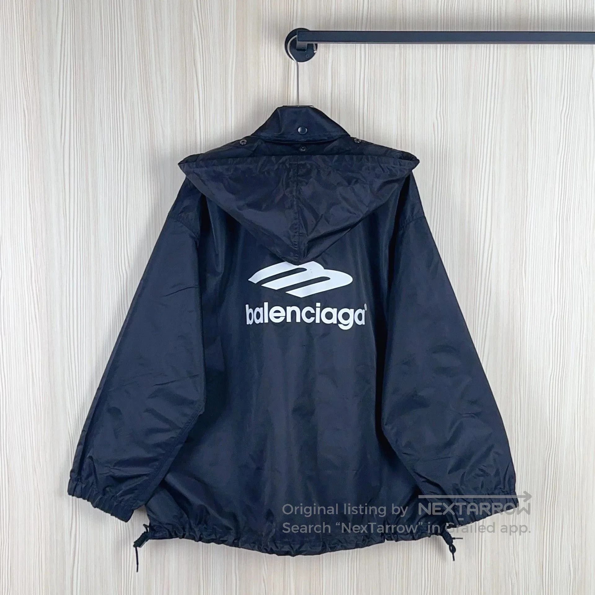 Balenciaga Balenciaga Waterproof Hooded Jacket Size 3. Size US L / EU 52-54 / 3 - 2 Thumbnail