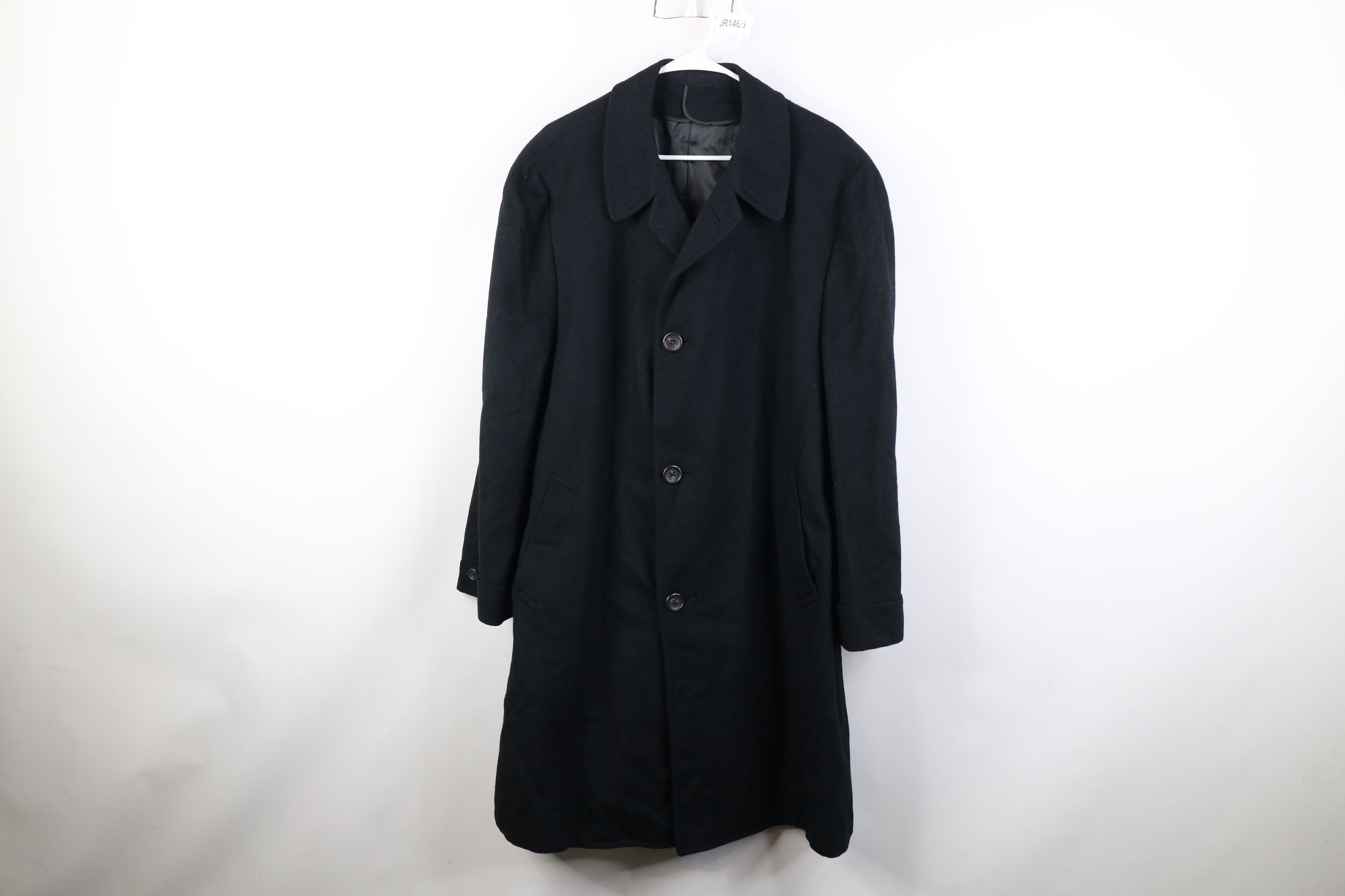 Vintage Vintage 40s Joseph Feiss Overcoat Jacket Green Black USA Size US XXL / EU 58 / 5 - 1 Thumbnail