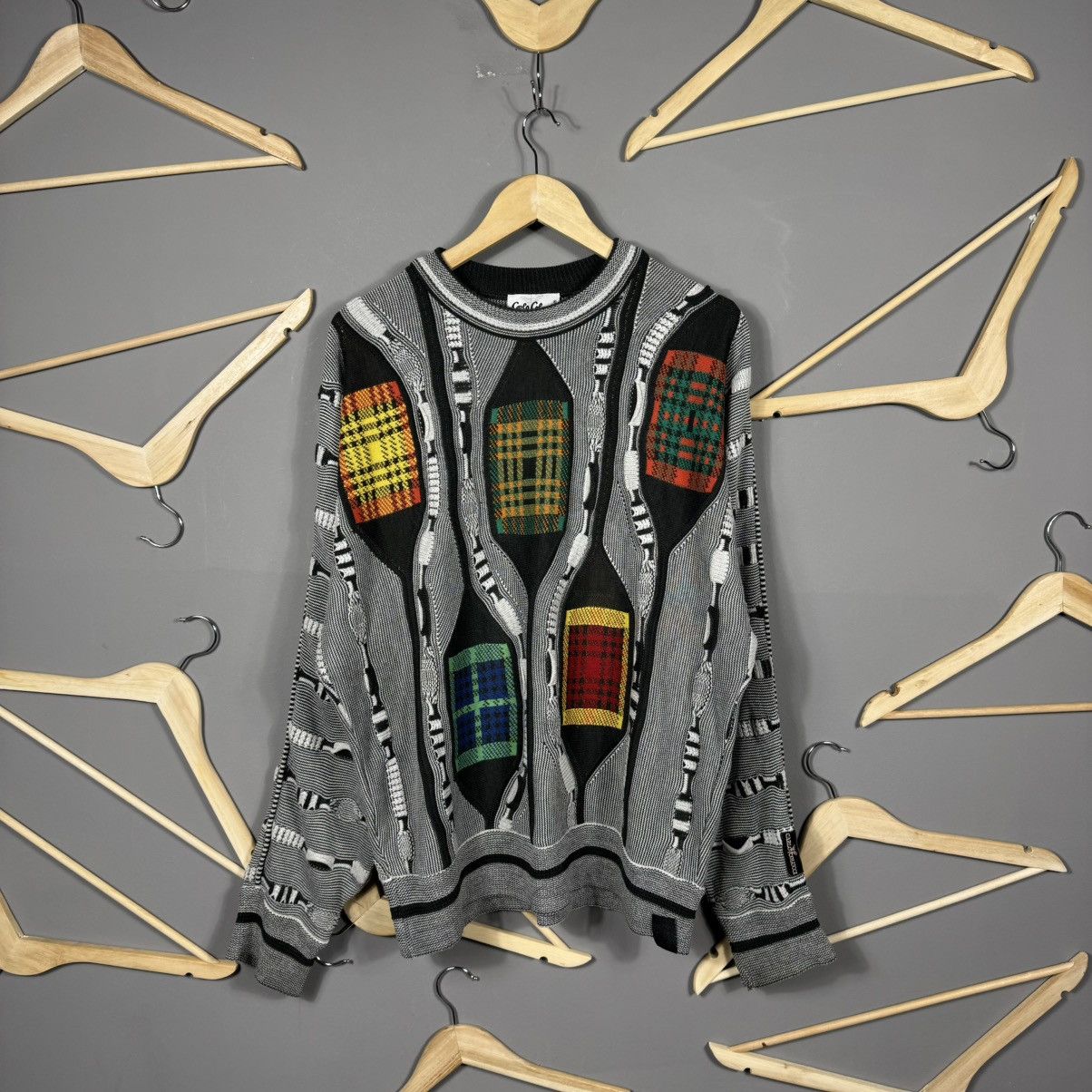 Coogi Vintage Colo Colucci Coogi Style Australian Knit Sweater Size US L / EU 52-54 / 3 - 1 Thumbnail