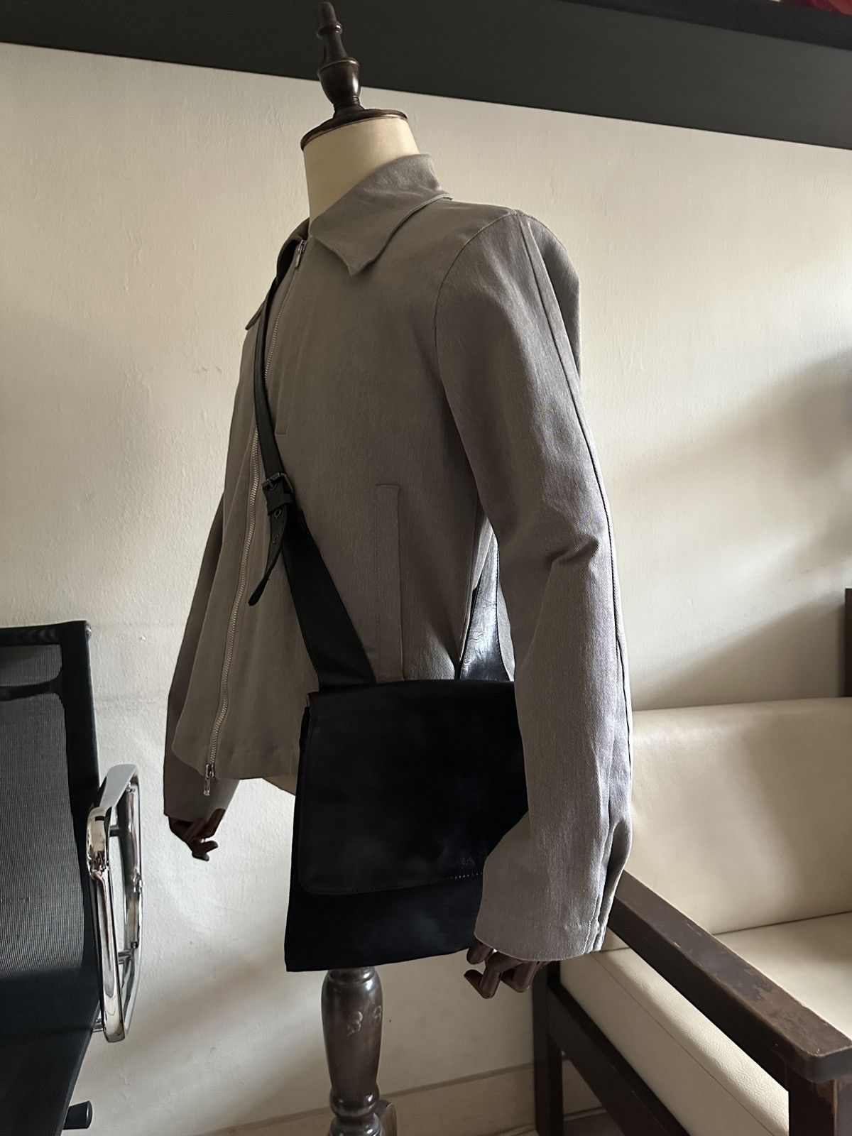 Comme des Garcons Homme Plus 1990s L’ALTOPIANO Nylon mix Leather Sling Bag/Crossbody Bag Size ONE SIZE - 13 Thumbnail