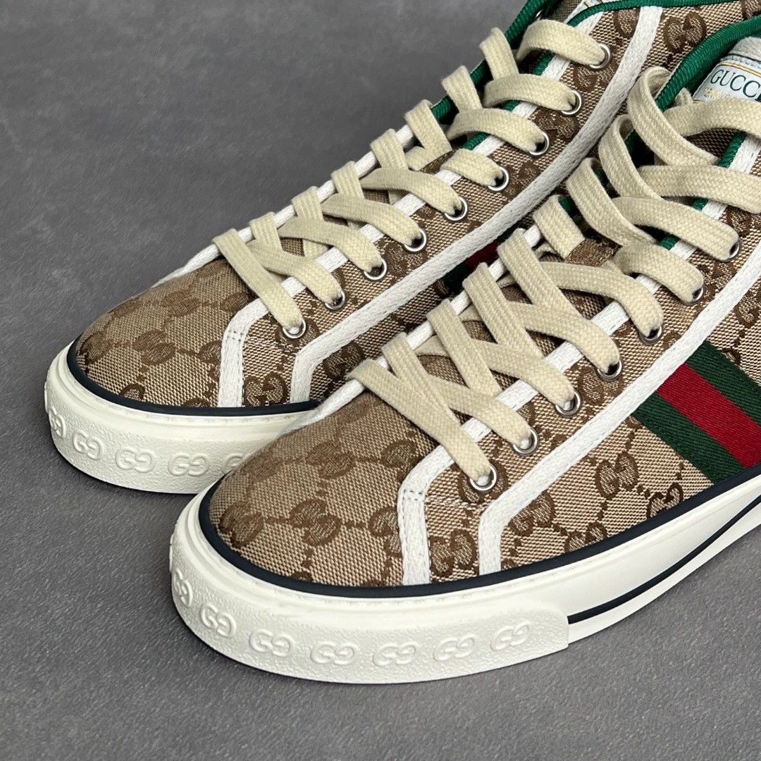 Gucci Gucci GG Supreme Embroidered High-Top Sneaker Size US 8 / EU 41 - 4 Thumbnail