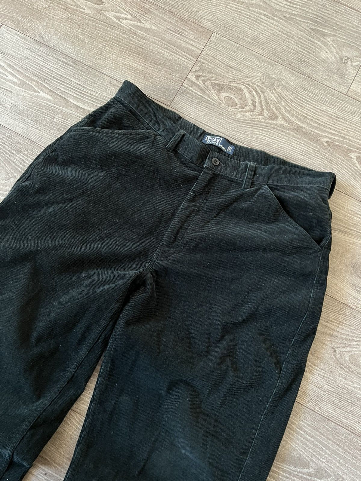 Polo Ralph Lauren × Ralph Lauren × Vintage ‼️Polo by Ralph Lauren Vintage Welur Teddy Casual Patch Pants Size US 36 / EU 52 - 6 Thumbnail