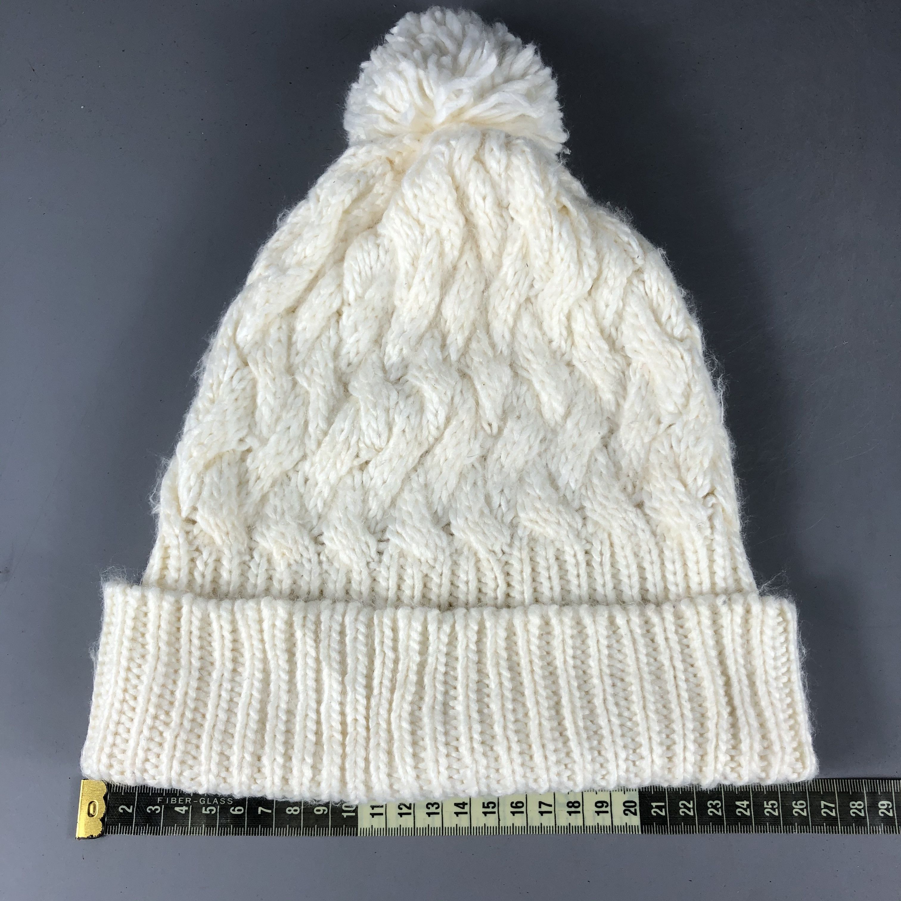Vintage Vintage Knit Crochet Beanie Snow Hat Snow Cap -D843 Size ONE SIZE - 3 Thumbnail