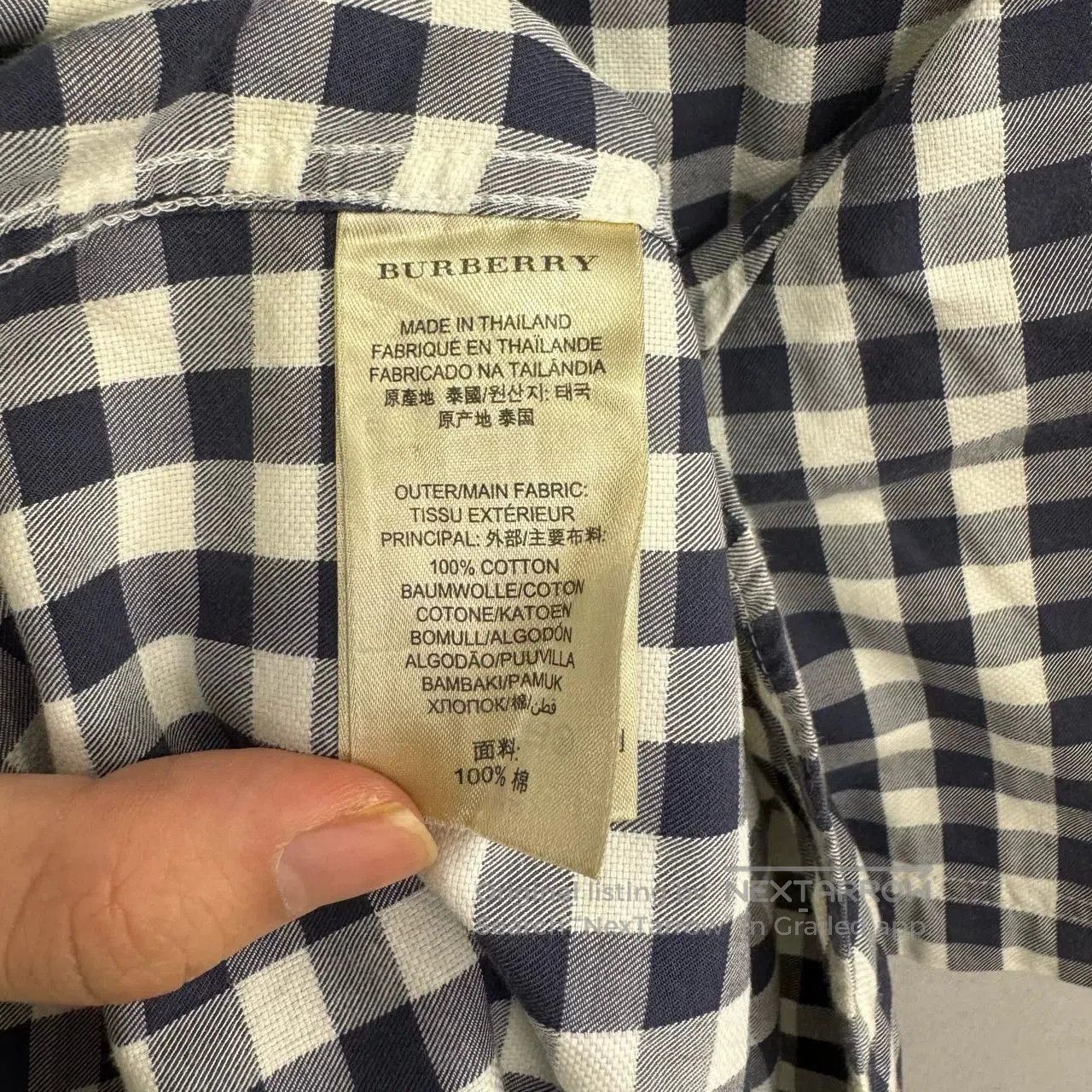 Burberry burberry check pocket logo shirt XXL. Size US XXL / EU 58 / 5 - 3 Thumbnail