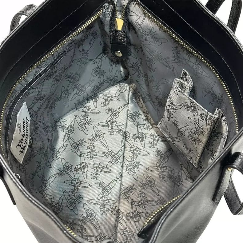Vivienne Westwood Vivienne Westwood size os Black enamel love Saturn leather Size ONE SIZE - 3 Thumbnail
