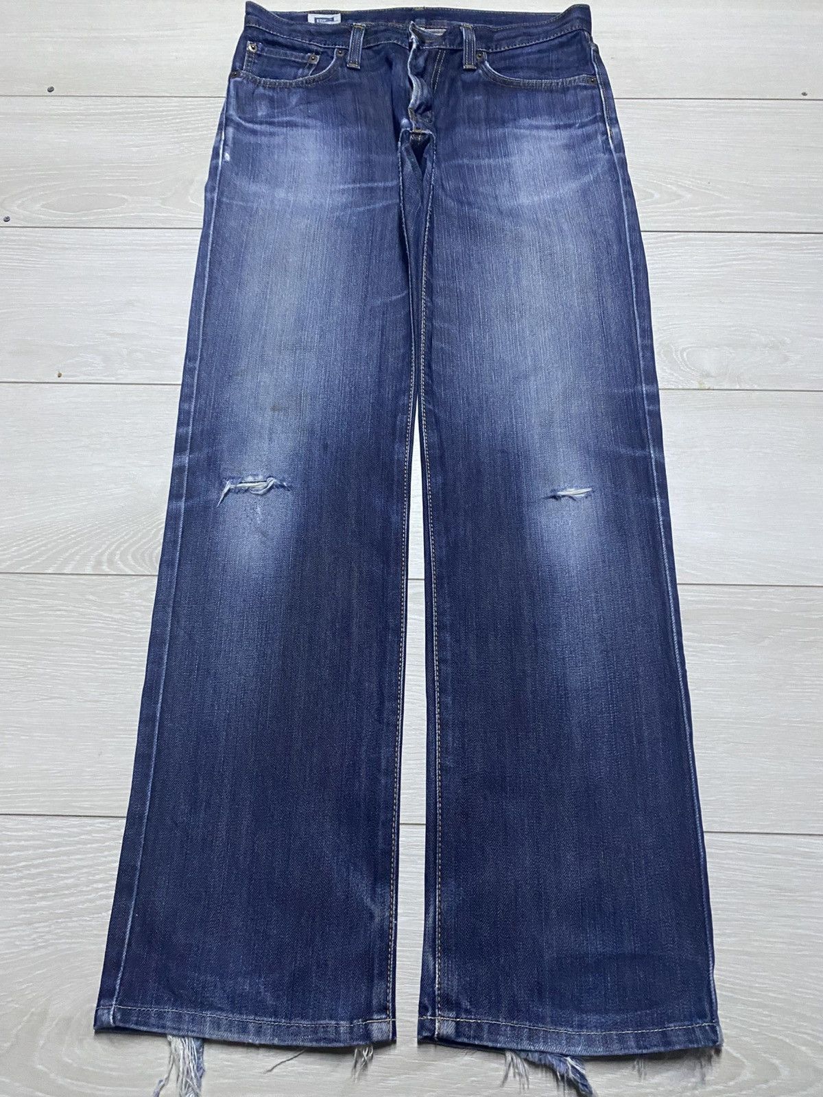 Edwin Vintage Edwin 403 Faded Wash Distressed Jeans Size US 32 / EU 48 - 1 Thumbnail