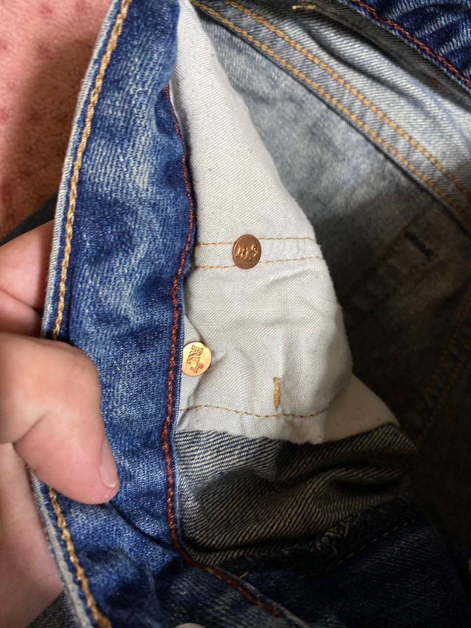 Polo Ralph Lauren × RRL Ralph Lauren × Vintage Crazy Vintage 90s Polo Ralph Lauren Faded Baggy Jeans Size US 27 - 11 Thumbnail