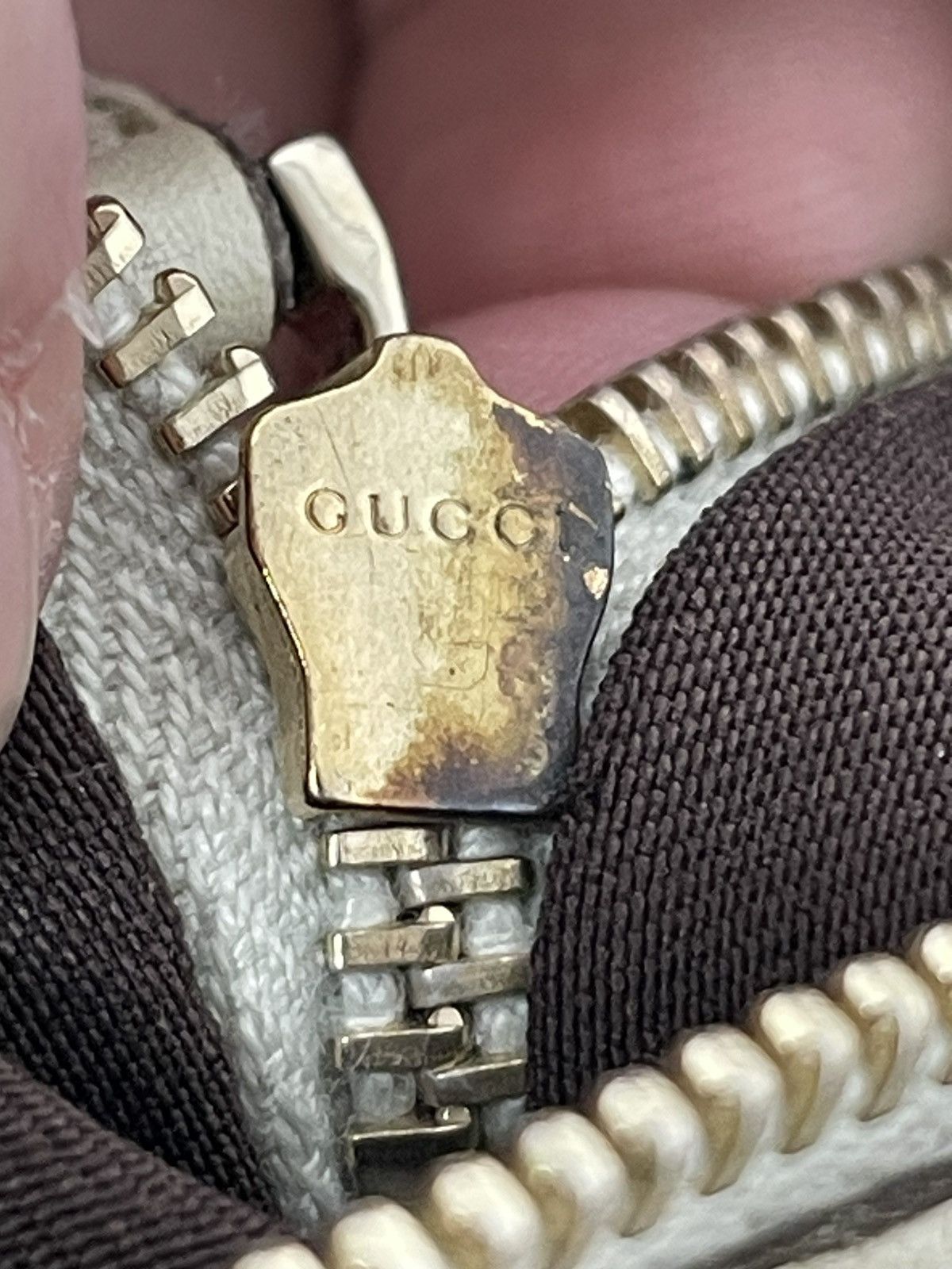 Gucci Gucci Monogram Peggy Bamboo Top Handle Medium Shoulder Bag Size ONE SIZE - 18 Thumbnail