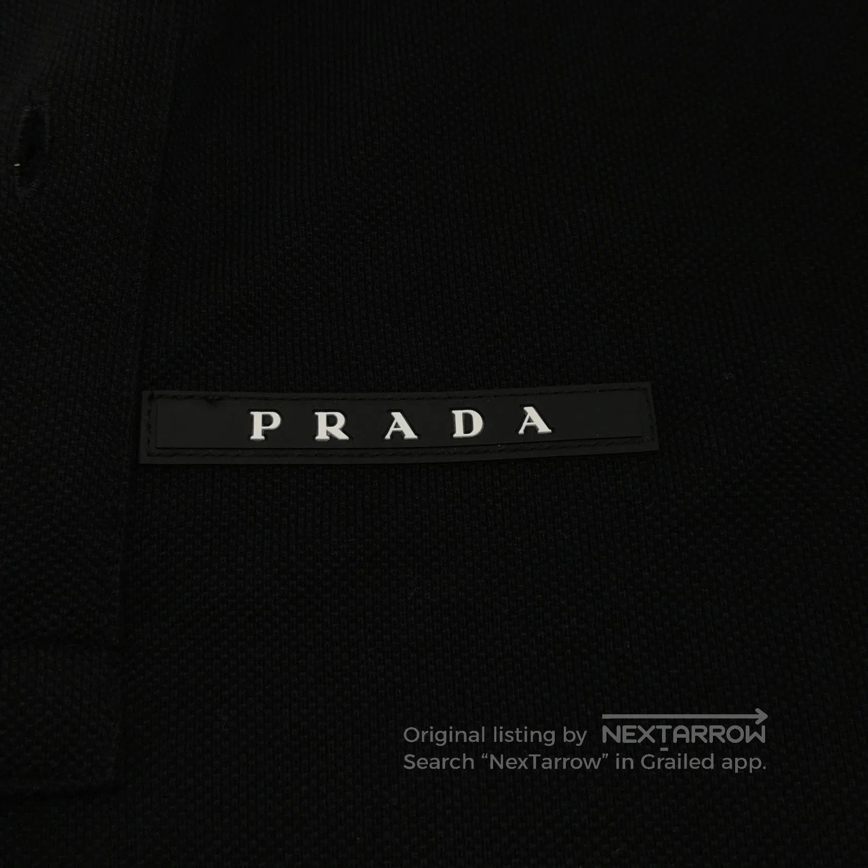 Prada Prada Color Block Logo Black Polo Shirt . Size S / US 4 / IT 40 - 3 Thumbnail