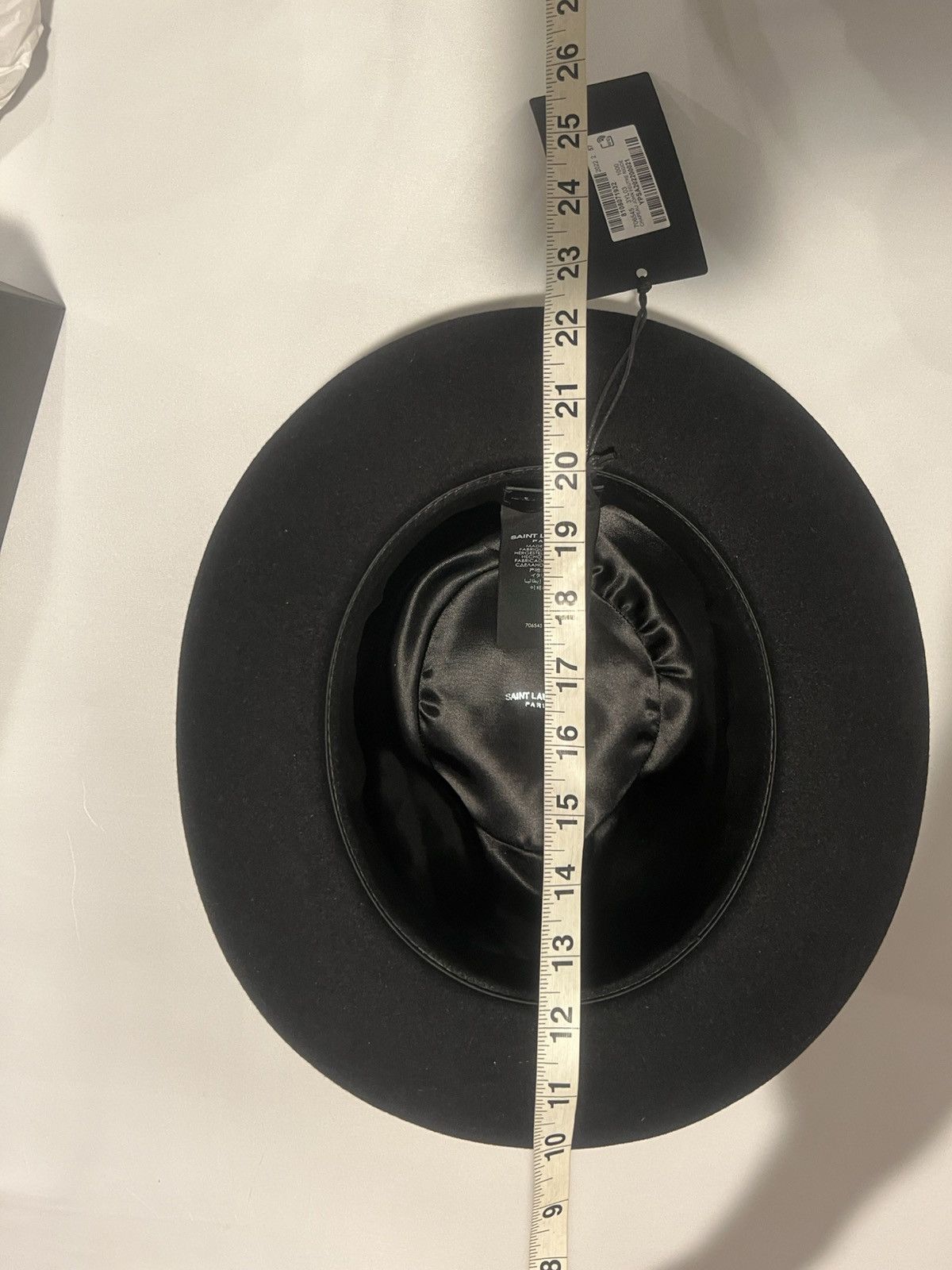 Saint Laurent Paris Saint Laurent mens fedora hat. 57/M Size ONE SIZE - 9 Thumbnail