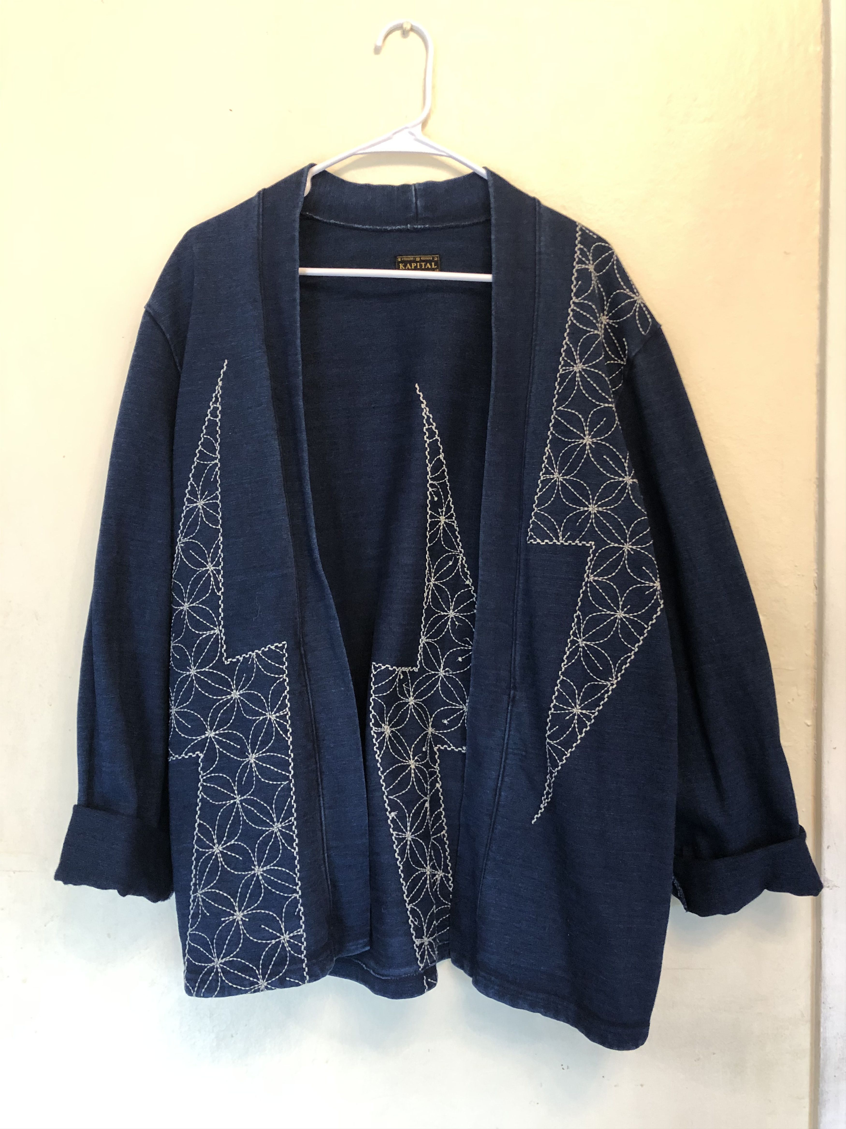 Kapital Kountry Thunder Sashiko / Boro Kakashi Jacket Size US L / EU 52-54 / 3 - 3 Thumbnail