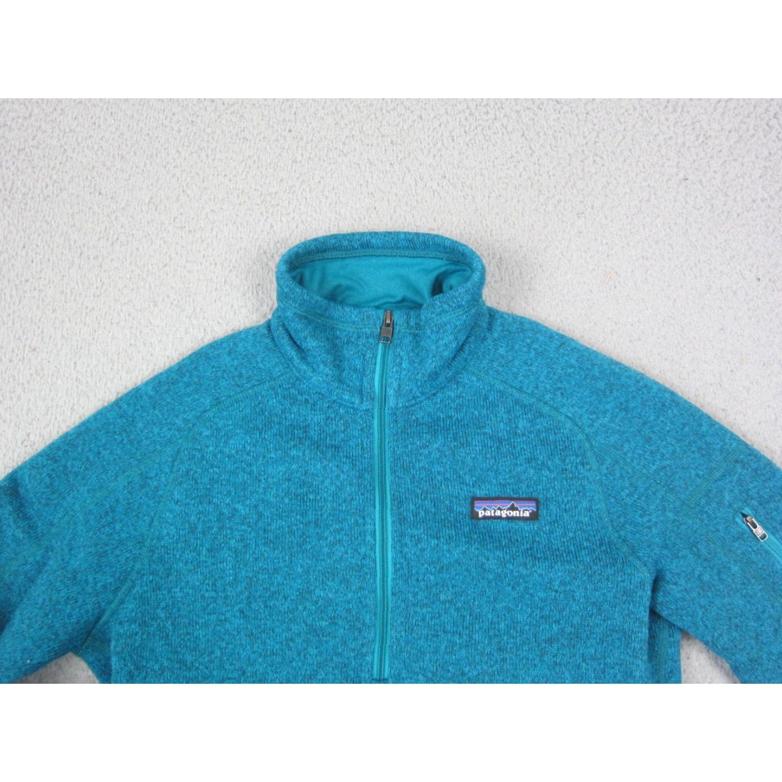 Patagonia Patagonia Better Sweater Women's Small Blue Fleece Pullover 1/2 Zip Outdoor Shirt Sweatshirt Knit Mock Neck Logo XS-... Size S / US 4 / IT 40 - 2 Thumbnail