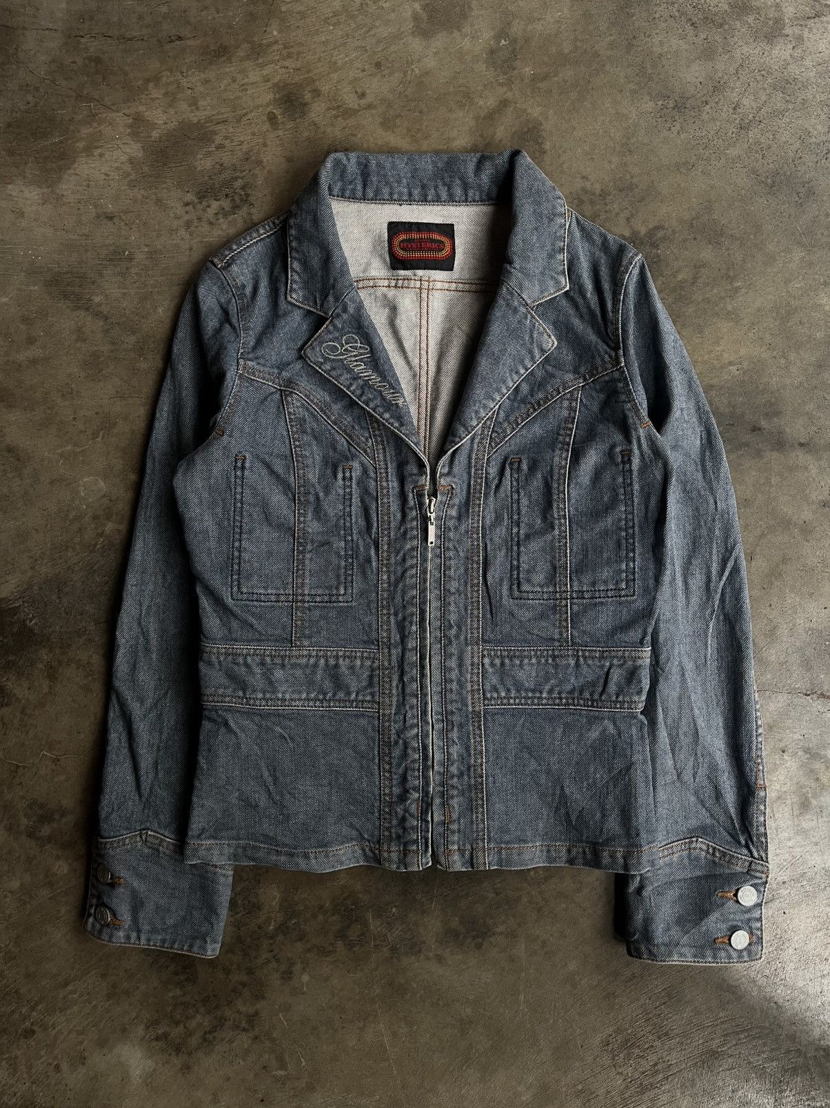 Hysteric Glamour HYSTRIC GLAMOUR VINTAGE DENIM JEANS JACKET JAPANESE Size US M / EU 48-50 / 2 - 1 Thumbnail