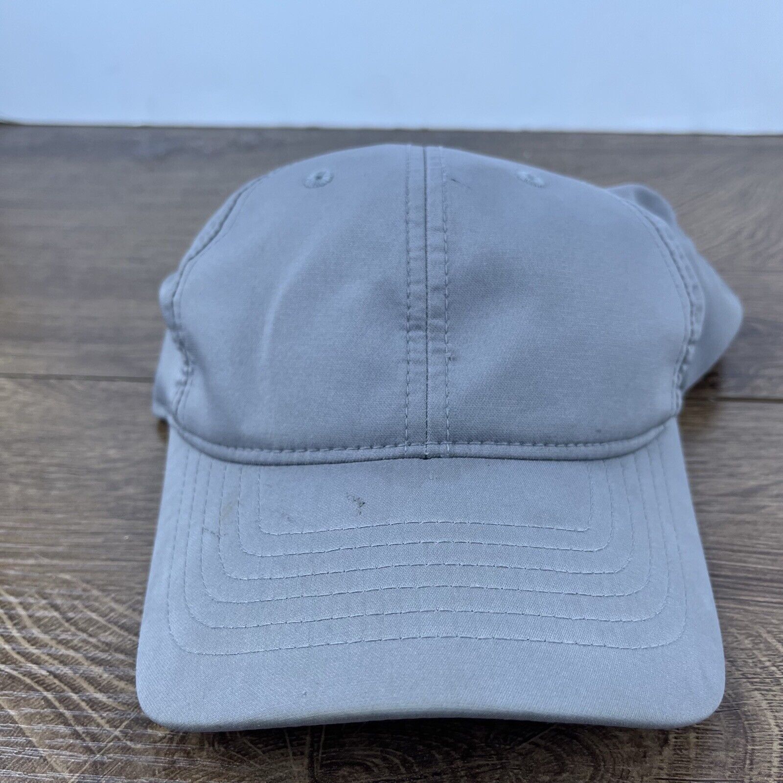 Other Plain Gray Baseball Hat Gray Adjustable Hat Gray Adult Size Size ONE SIZE - 1 Thumbnail