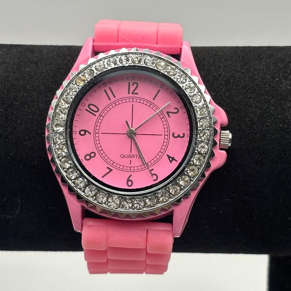 Other Silver & Pink Men's Quartz Watch Size ONE SIZE - 3 Thumbnail