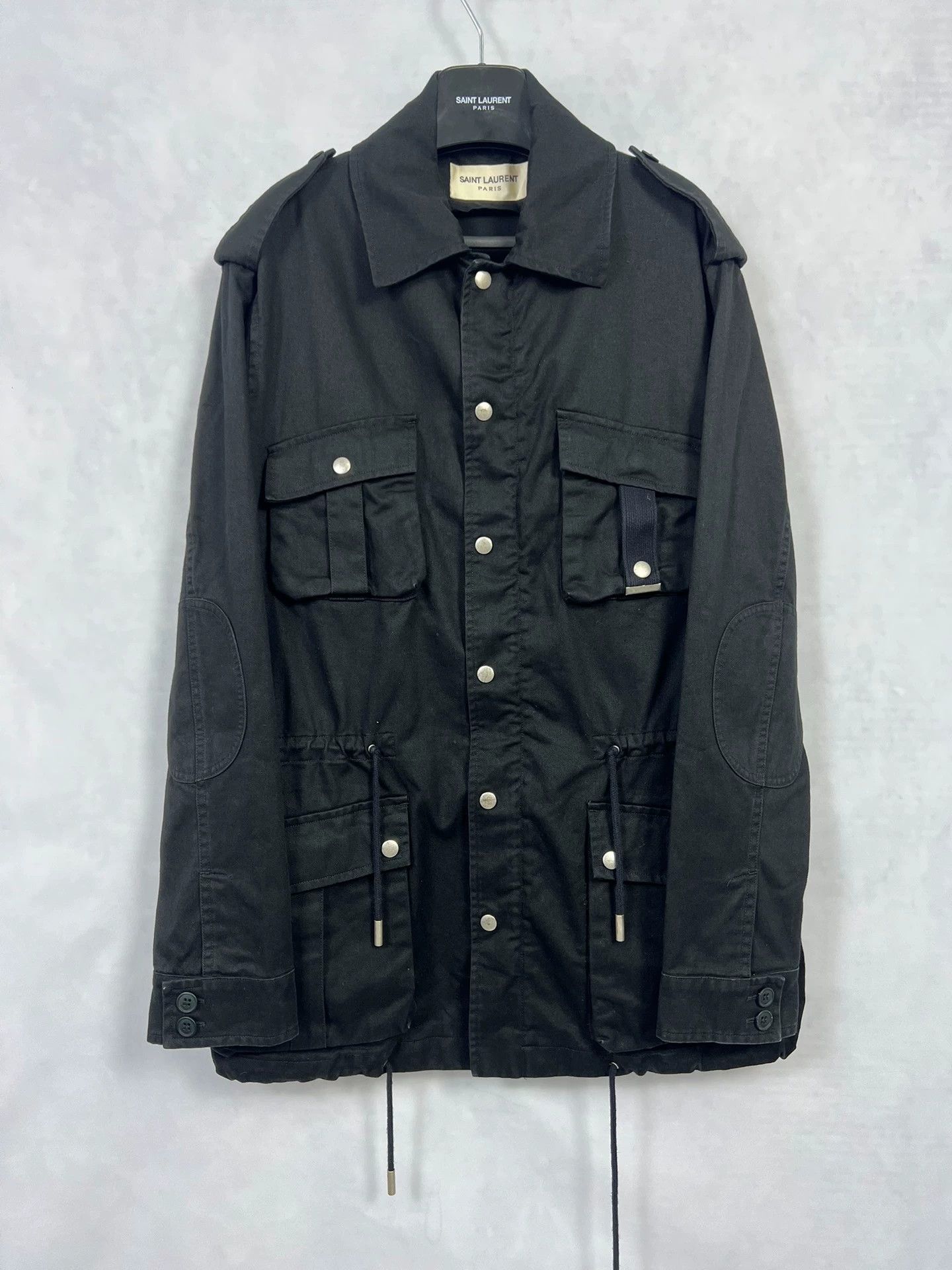 Saint Laurent Paris SLP 17ss Blackout 4-Pocket Safari Parka OS 46 Size US S / EU 44-46 / 1 - 1 Thumbnail