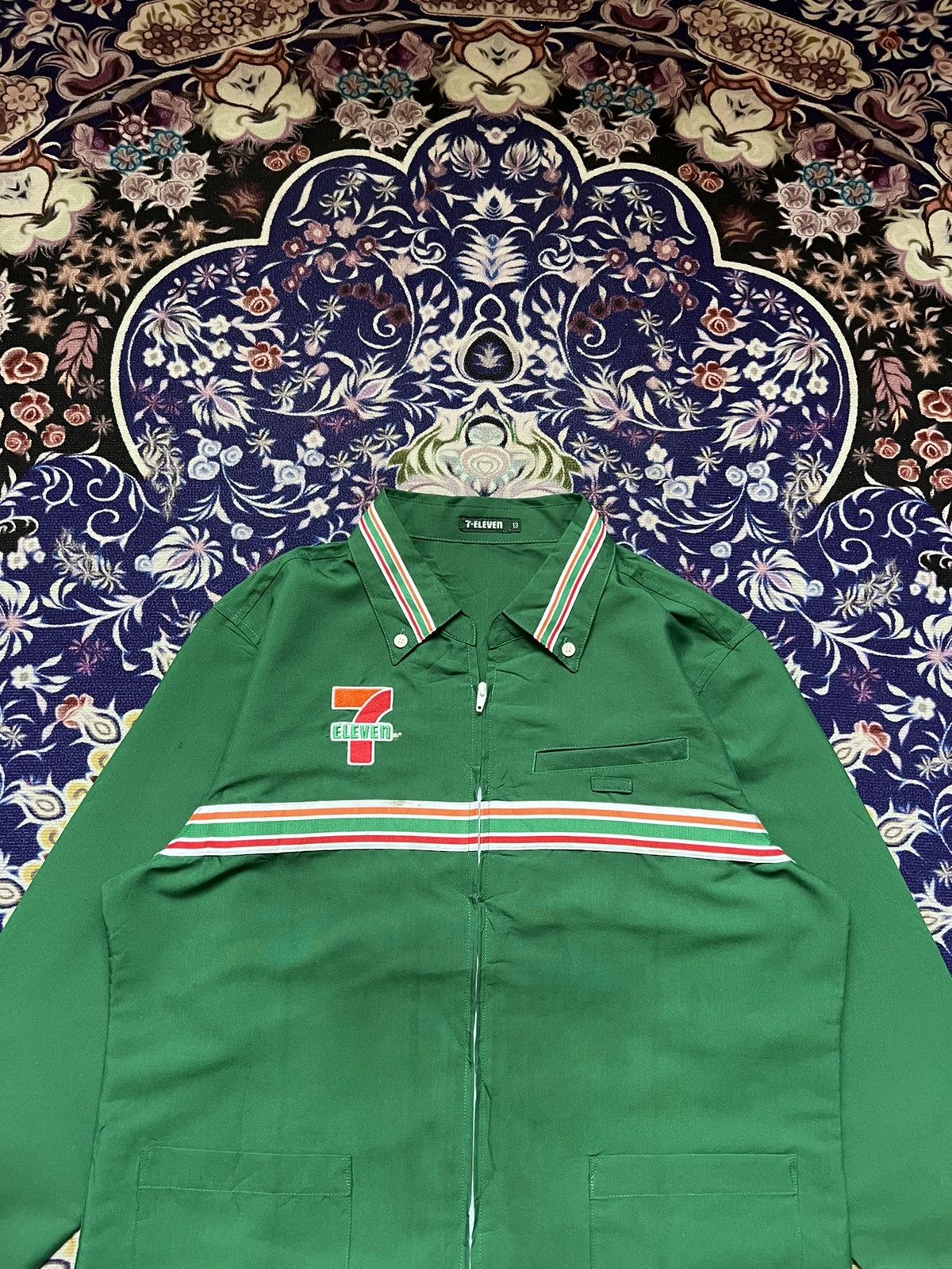 Japanese Brand Vintage 7 Eleven Japanese Brand Workers Uniform Jacket Size US M / EU 48-50 / 2 - 5 Thumbnail