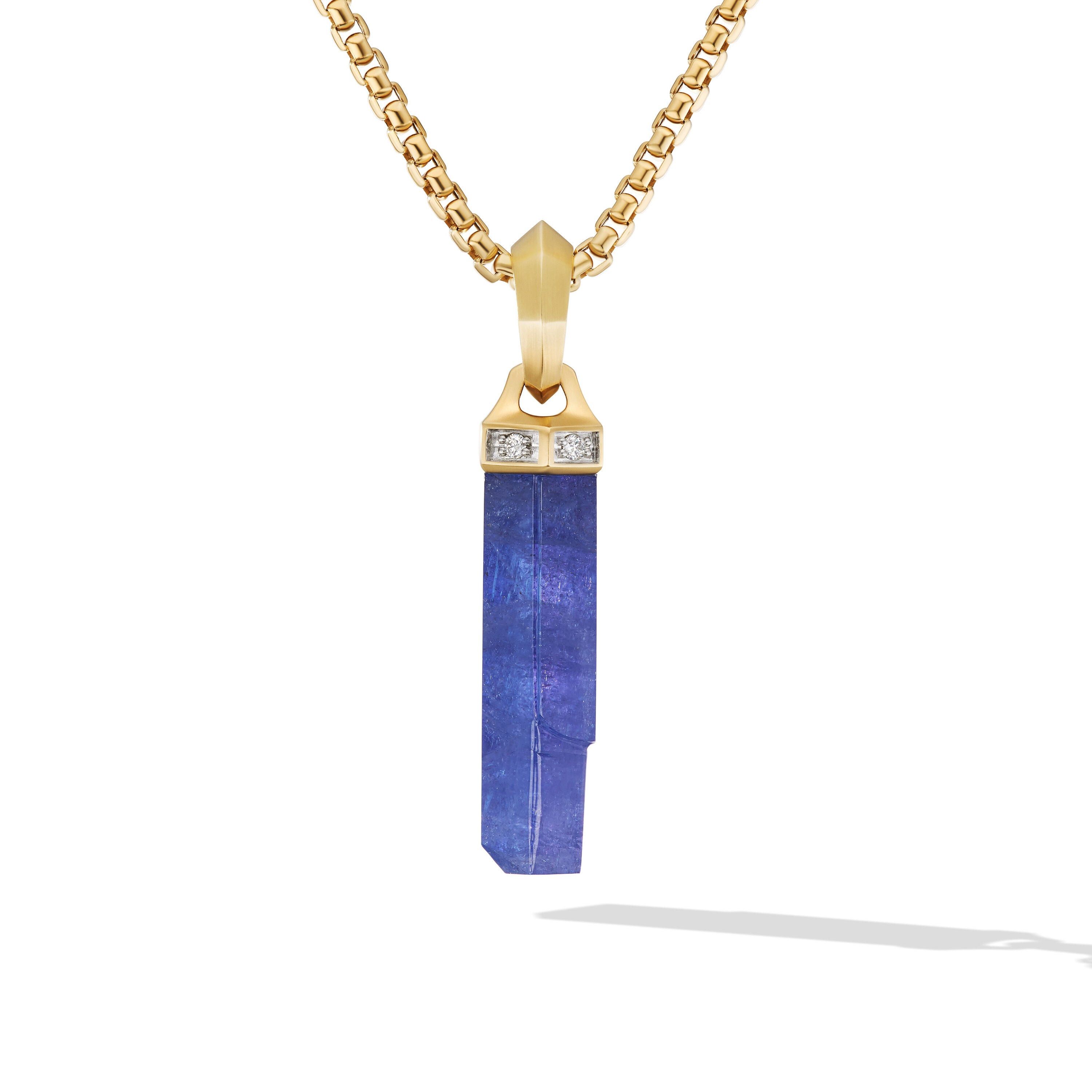 David Yurman o1w1db10526 D25803M /Size 9/Gothic Crystal Amulet in Golden Size ONE SIZE - 1 Thumbnail