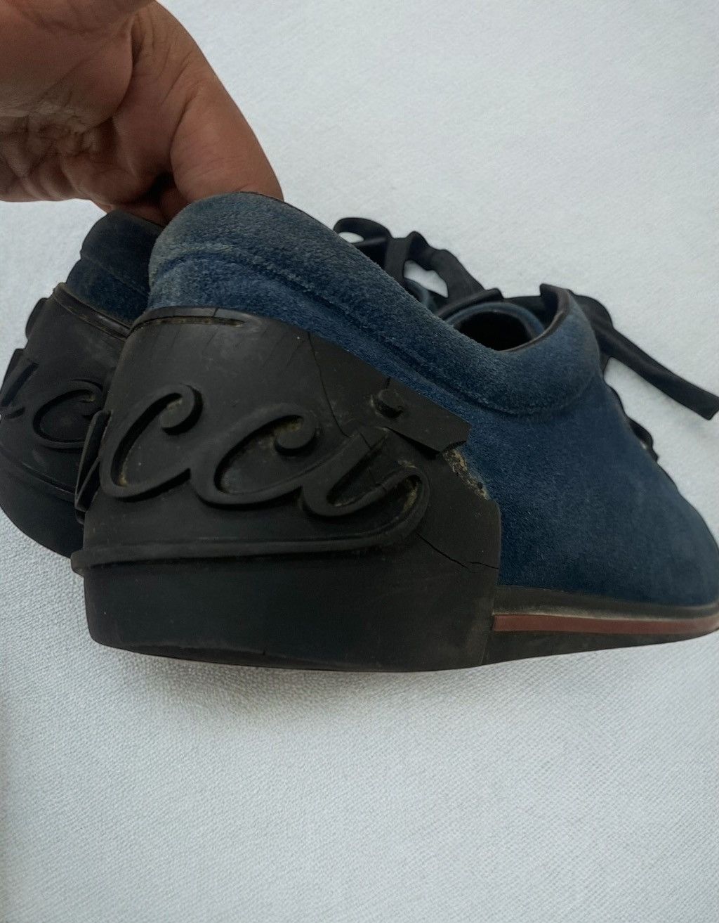 Gucci Gucci Blue suade Size US 6.5 / EU 39-40 - 4 Thumbnail