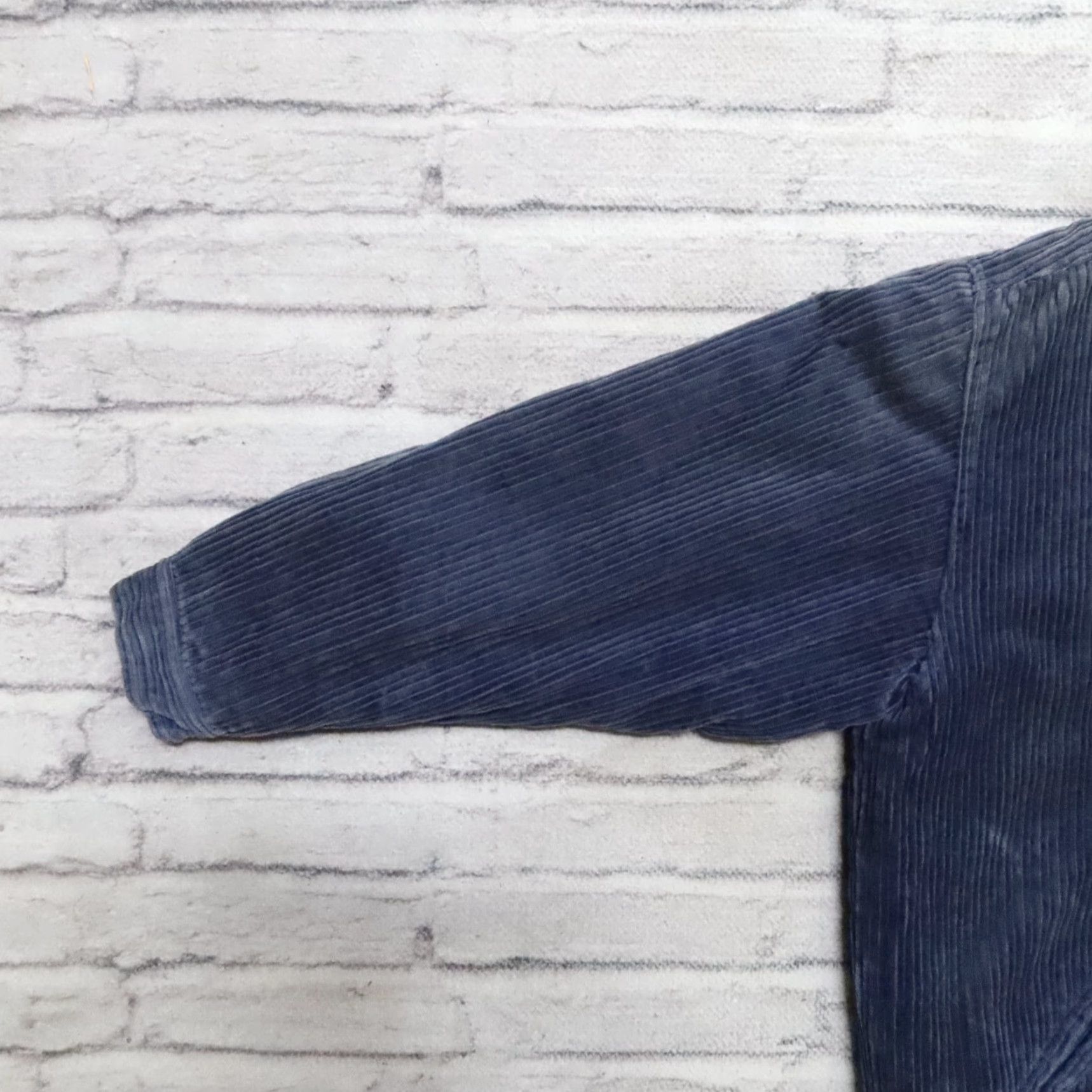 Vintage Vintage Protest Corduroy Jacket Navy Blue L Mens Jacket Size US L / EU 52-54 / 3 - 2 Thumbnail