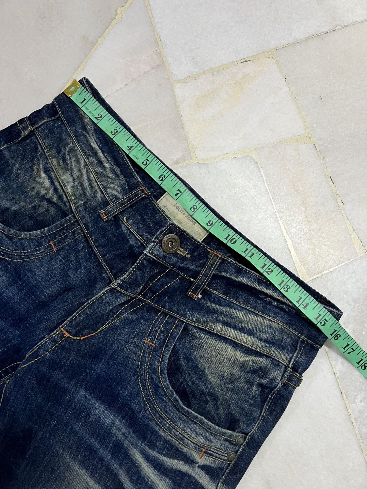 Japanese Brand Lolita By Concert Club Flared Denim Size US 31 - 3 Thumbnail