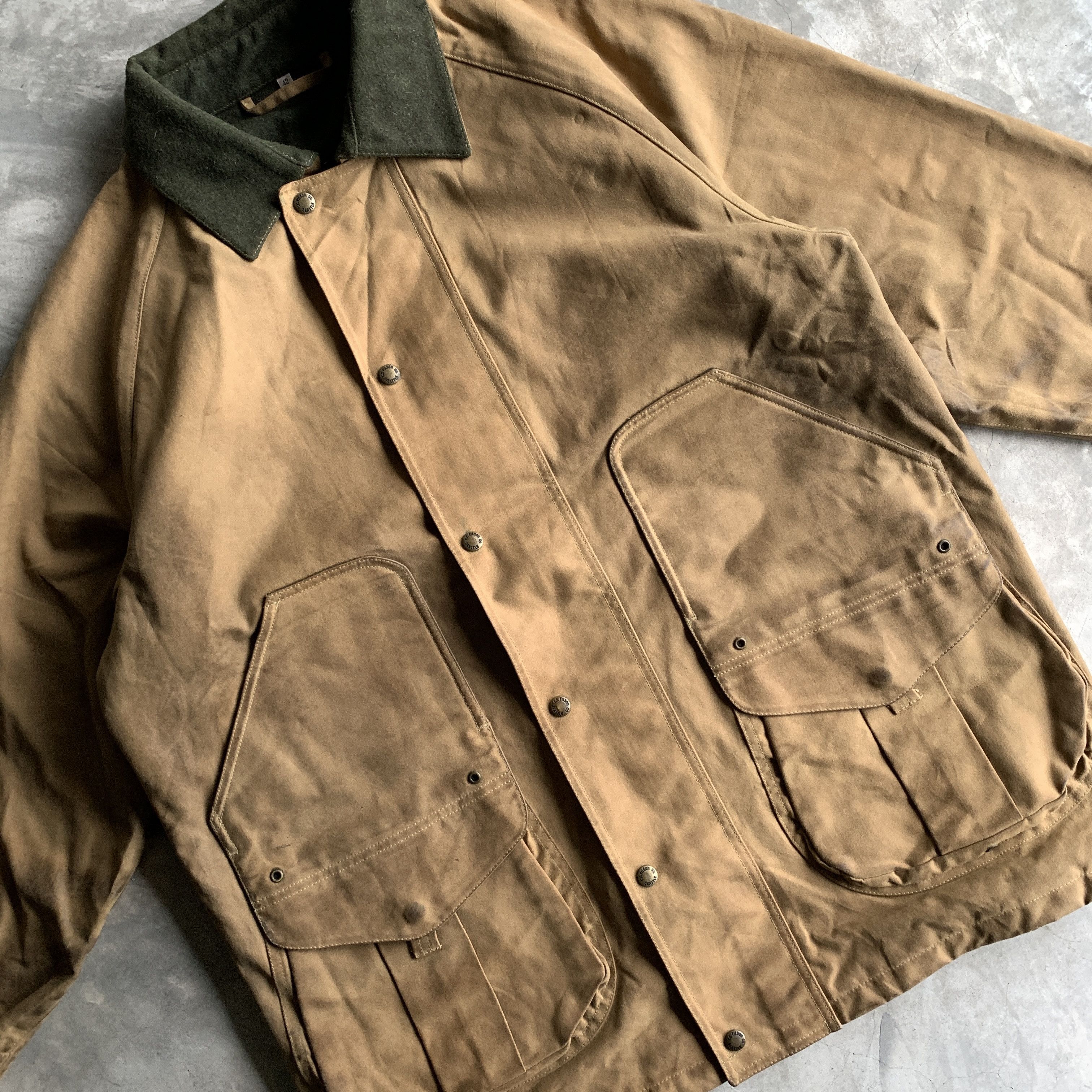 Filson × Vintage Filson Tin Cloth Linen Hunter Jacket Size US L / EU 52-54 / 3 - 2 Thumbnail