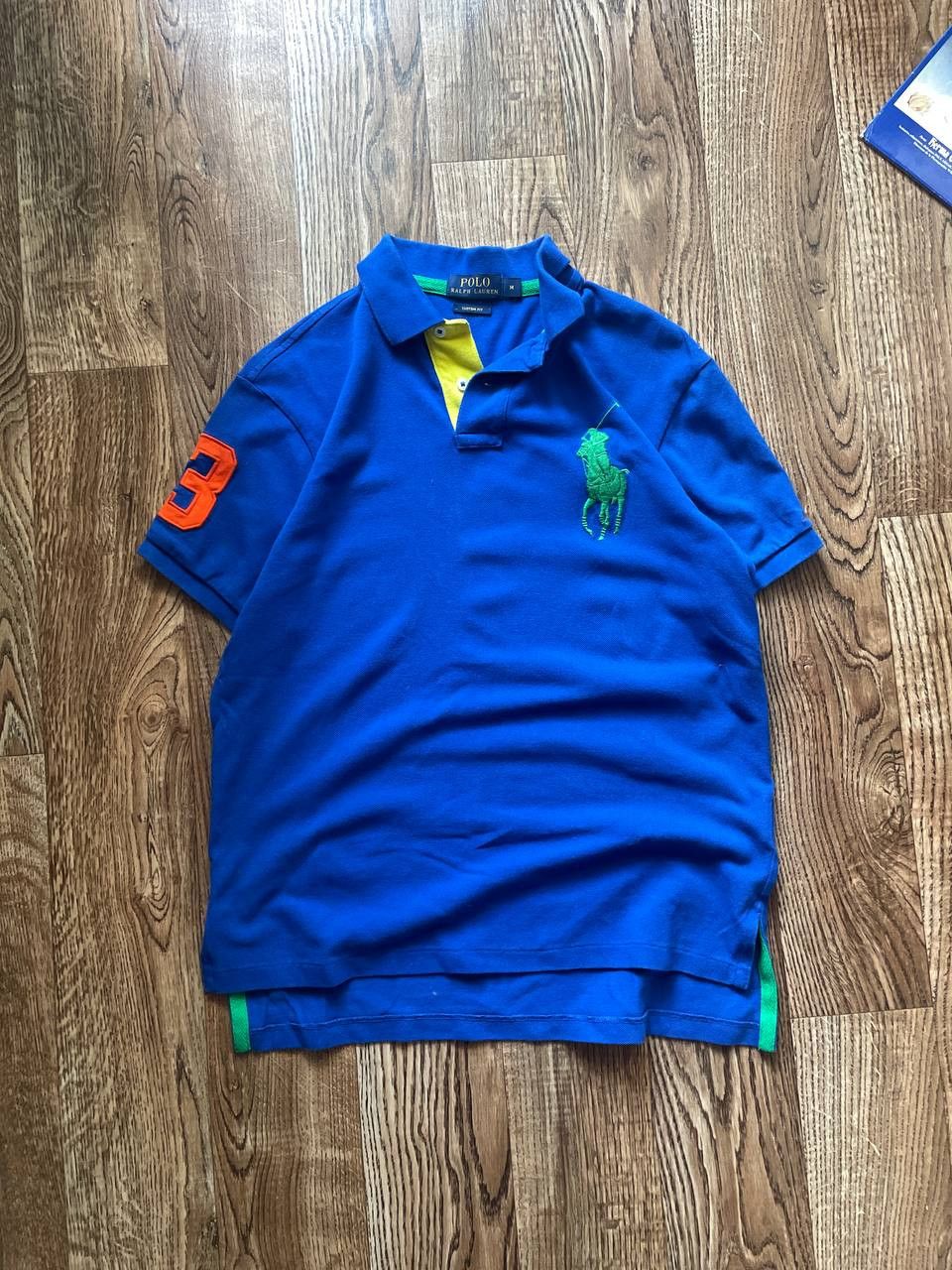 Polo Ralph Lauren Polo Ralph Lauren Big Pony Polo Shirt M Navy Blue Green Size US M / EU 48-50 / 2 - 1 Thumbnail