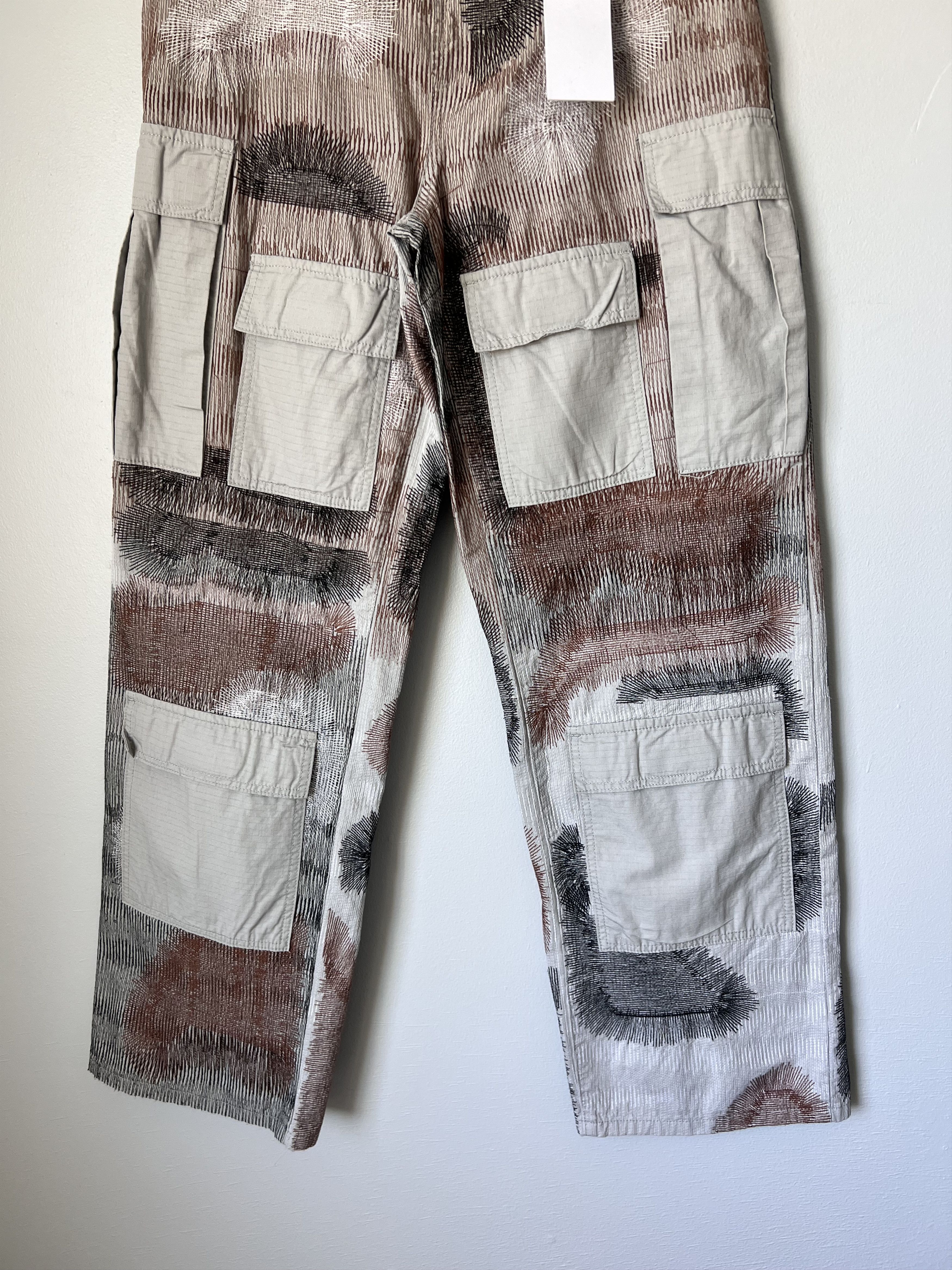 Who Decides War Who Decides War Darning Cargo Pants in Grey Size US 30 / EU 46 - 3 Thumbnail