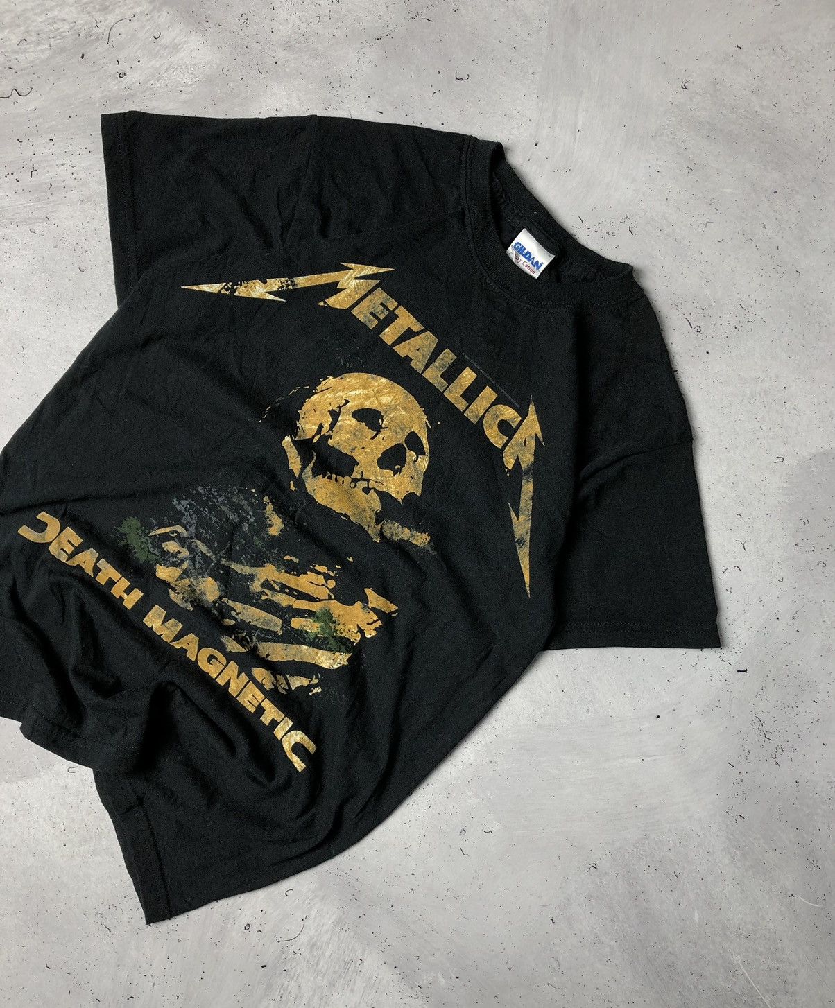 Band Tees × Metallica × Vintage Vintage Metallica Death Magnetic World Tour T-Shirt 2009 Size US S / EU 44-46 / 1 - 4 Thumbnail