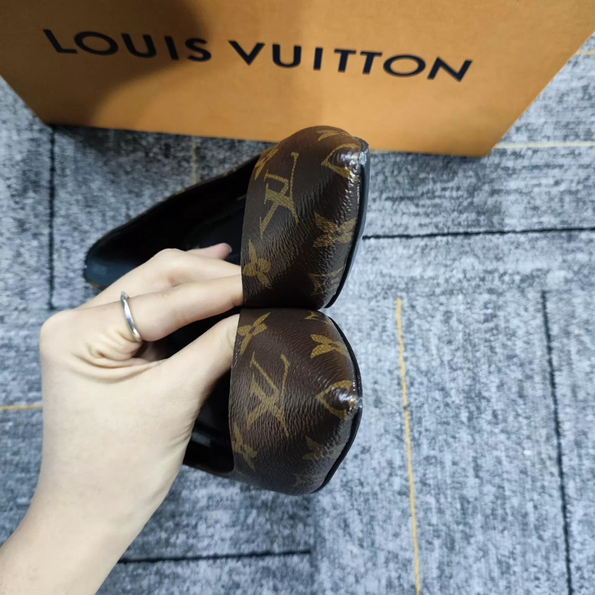 Louis Vuitton LV Monogram High Heels Women's 35 Size US 4.5 / IT 34.5 - 6 Thumbnail