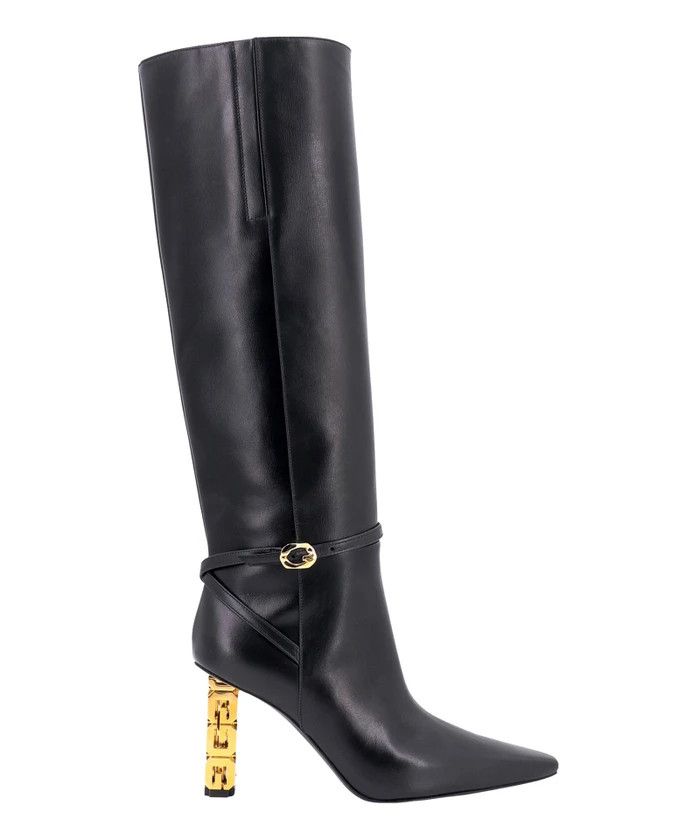 Givenchy o1srvl11e0624 G Cube Knee Boots in Black Size US 8 / IT 38 - 1 Thumbnail