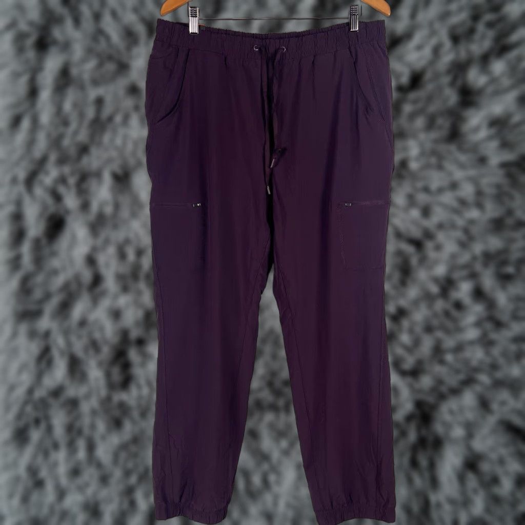 Eddie Bauer Eddie Bauer Fleece Lined Pant Size 16 Purple NWT Warm Comfy Drawstring Casual Size 38" / US 16 / IT 52 - 1 Thumbnail