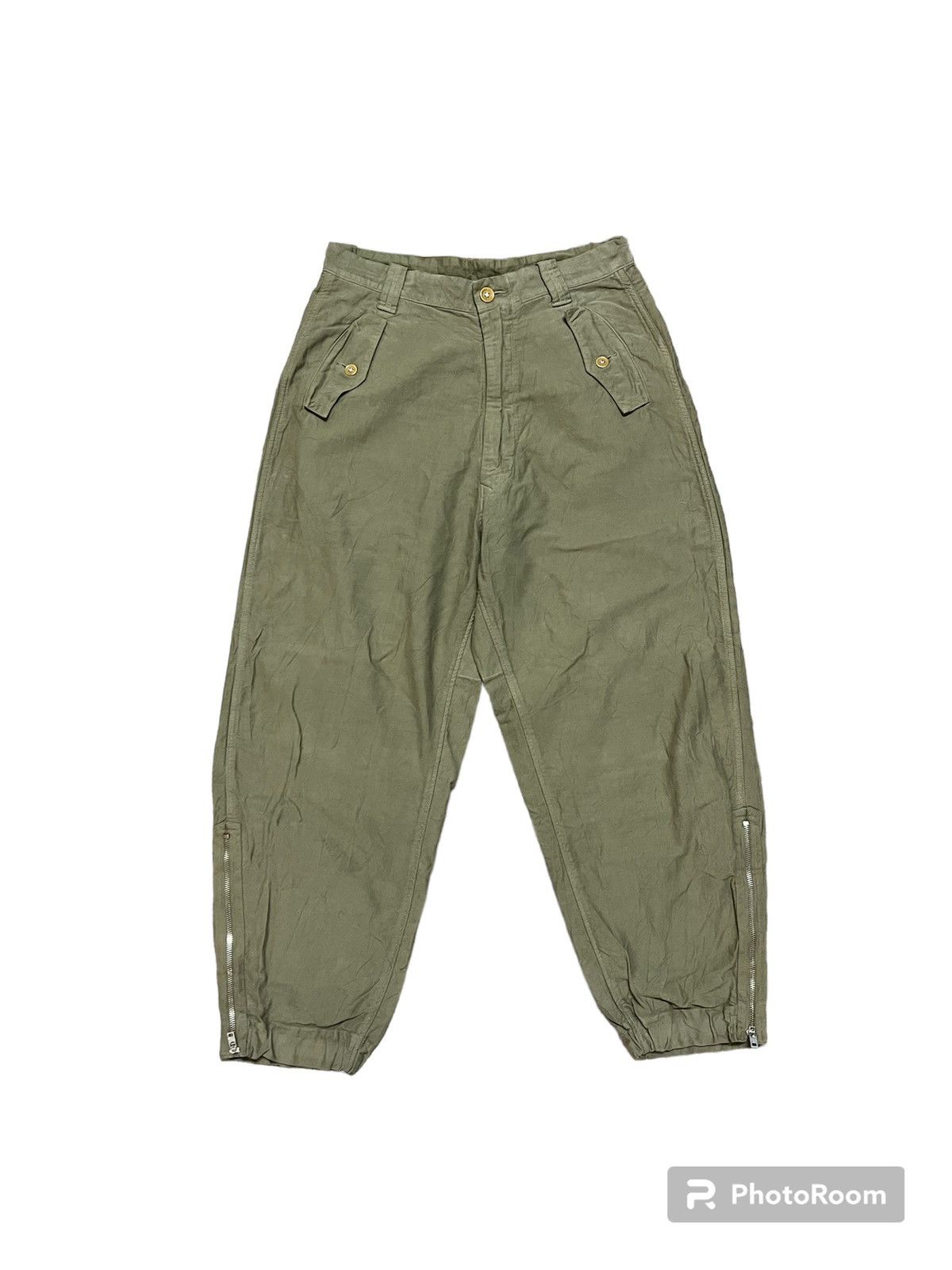 image of R By 45Rpm Japan Pants in Olive Green, Men's (Size 30)