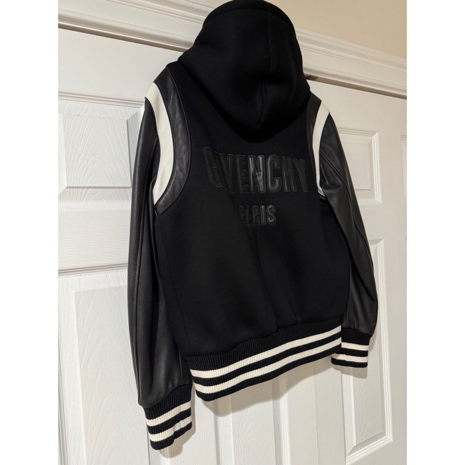 Givenchy Givenchy Neoprene Lambskin Leather Hoodie Teddy Jacket 48 Size US M / EU 48-50 / 2 - 16 Thumbnail