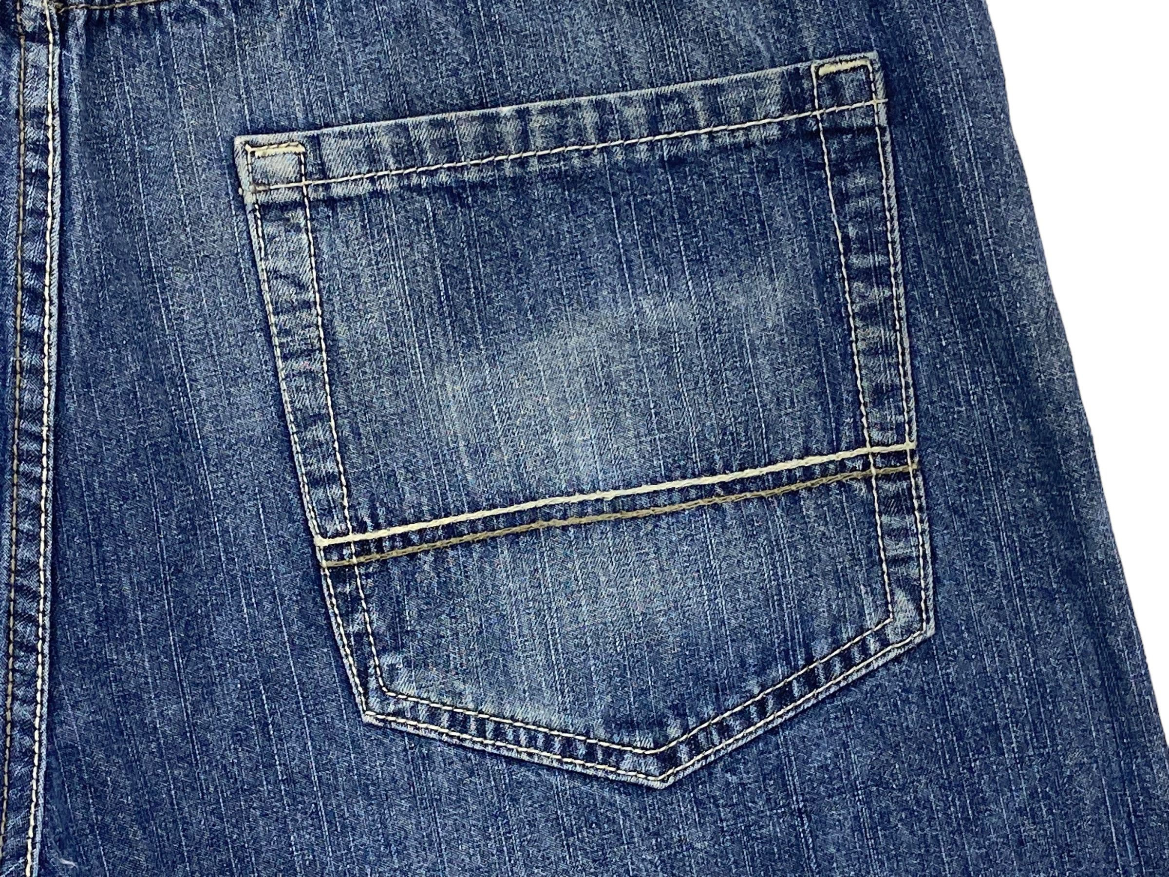 Japanese Brand SP Short Baggy Jeans Hip Hop Skateboards Jeans Pants Size US 35 - 7 Thumbnail