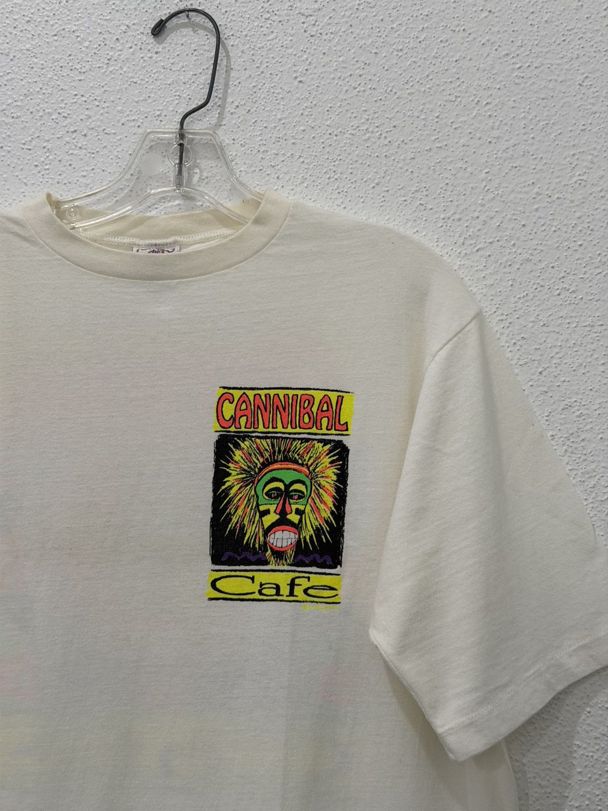 Vintage Vintage 90s Crazy Shirts Hawaii Cannibal Cafe Single Stitch Size US L / EU 52-54 / 3 - 5 Thumbnail