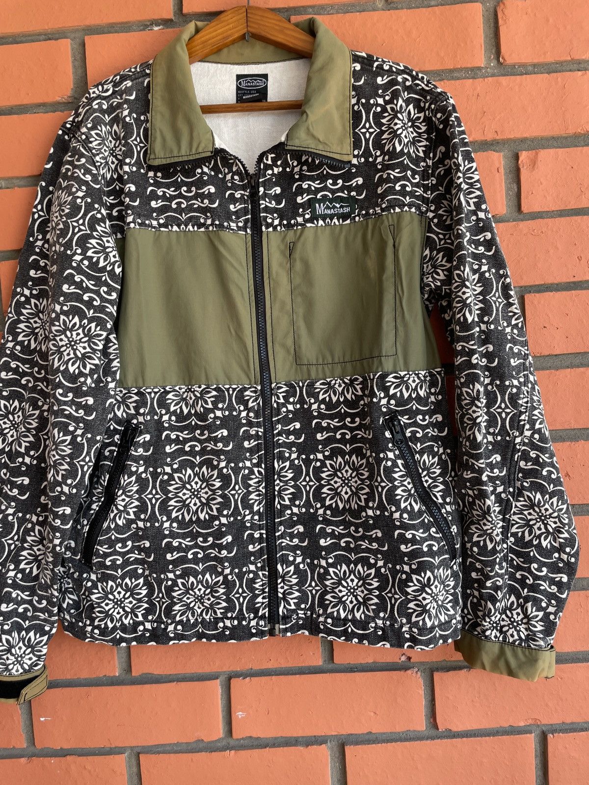 Hoodlamb Manatash Seattle 1993 Floral pop-Art Abstract Hemp Jacket Size US S / EU 44-46 / 1 - 3 Thumbnail