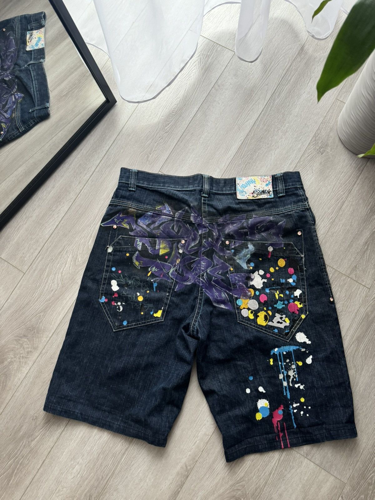 JNCO × Southpole × Vintage Vintage Southpole Baggy Shorts JNCO Style Size US 36 / EU 52 - 2 Thumbnail