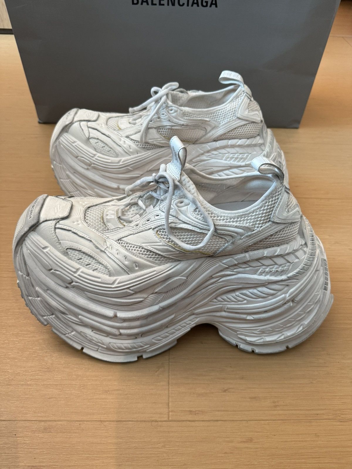 Balenciaga Unreleased Balenciaga Runway Exclusive Platform Sneaker Size US 11 / EU 44 - 2 Thumbnail