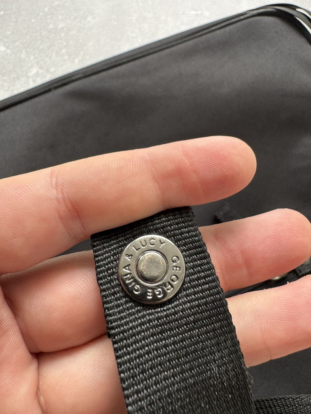 George Gina & Lucy × Japanese Brand × Vintage Vintage George Gina & Lucy Business Baby Black Shoulder Bag Size ONE SIZE - 15 Thumbnail