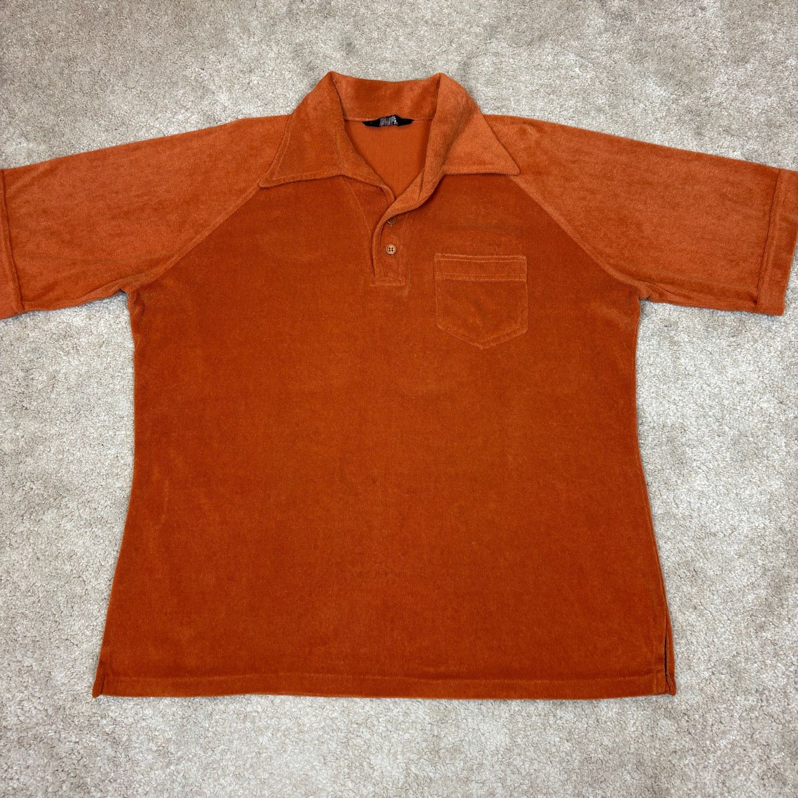 Vintage Vintage 70s JC Penney Terry Cloth Polo Shirt Men's XL Size US XL / EU 56 / 4 - 2 Thumbnail