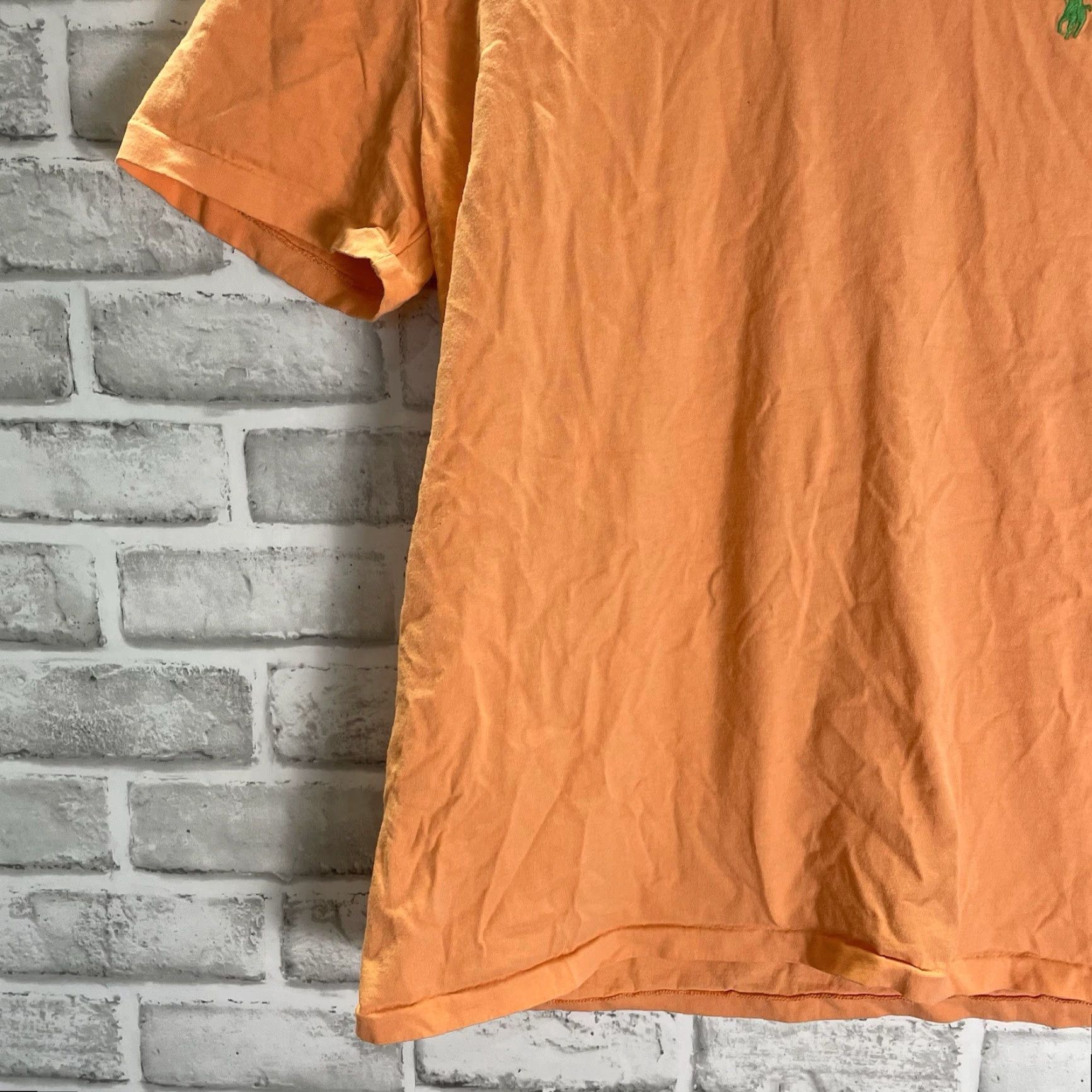 Ralph Lauren POLO RALPH LAUREN VINTAGE V-NECK TEE MEN'S ORANGE SIZE M Size US M / EU 48-50 / 2 - 3 Thumbnail