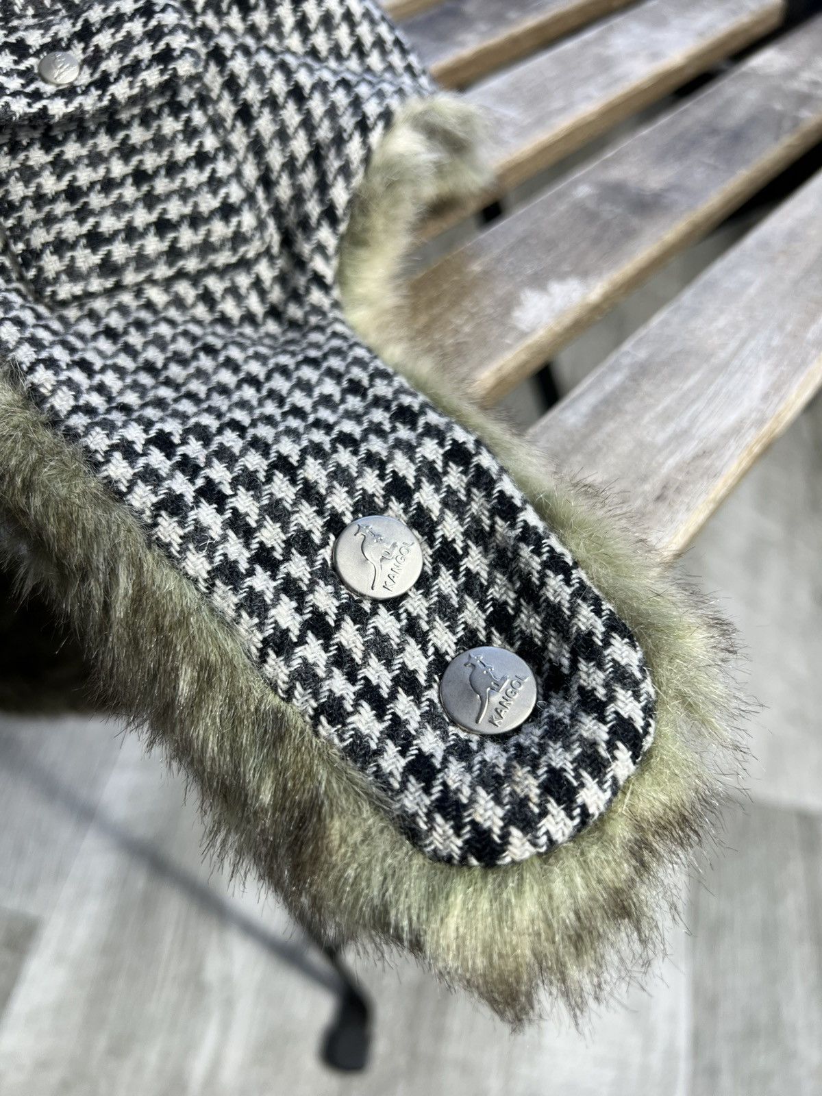 Kangol Crazy Archived Kangol Y2k Ushanka Fur Hat Earflap 90s USA Size ONE SIZE - 5 Thumbnail