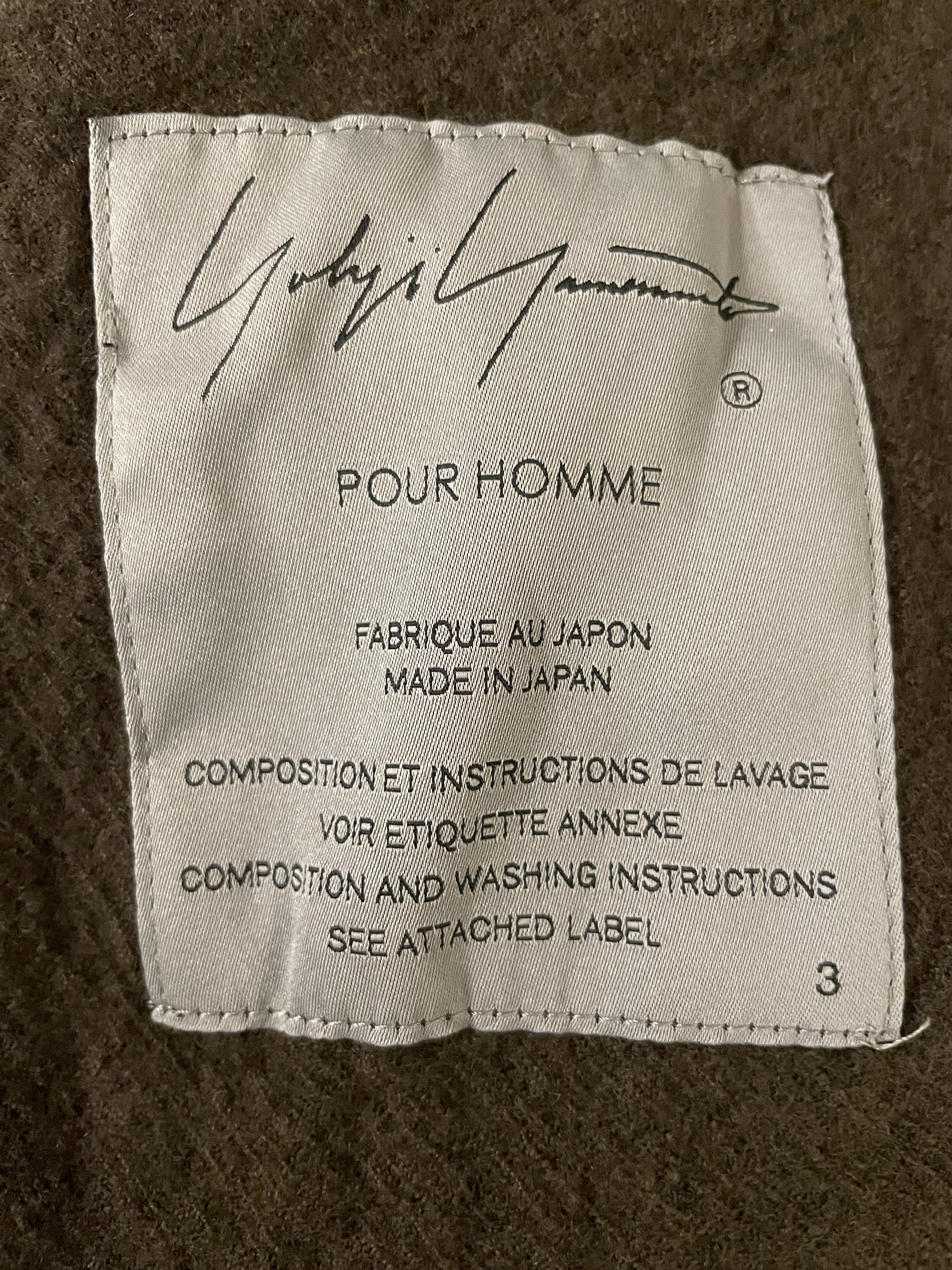 Yohji Yamamoto $2935 2023 Yohji Yamamoto R-Milling Mods Coat Size US L / EU 52-54 / 3 - 11 Thumbnail