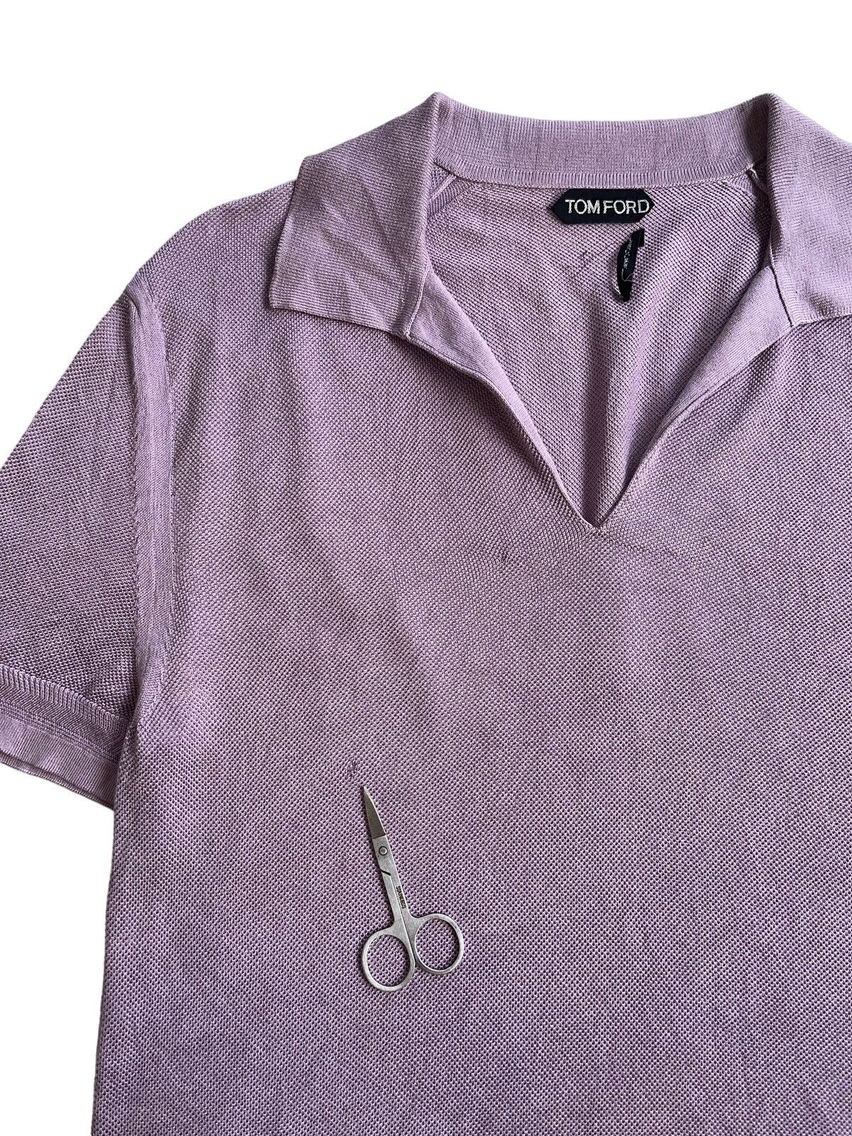 Tom Ford Tom Ford Pique Knitwear Shirt (size 48) Size US XS / EU 42 / 0 - 4 Thumbnail